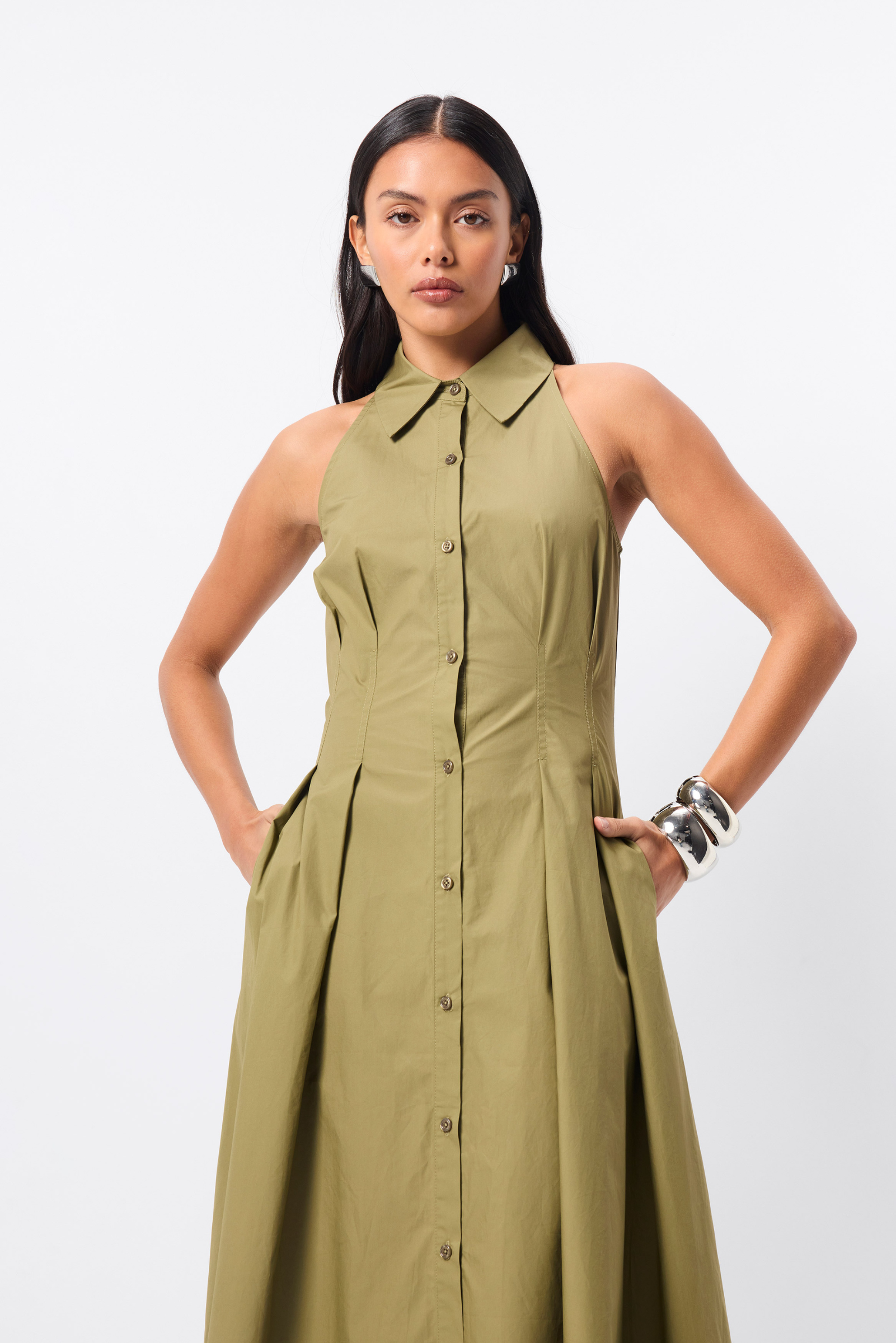 Roam Dress - Olive