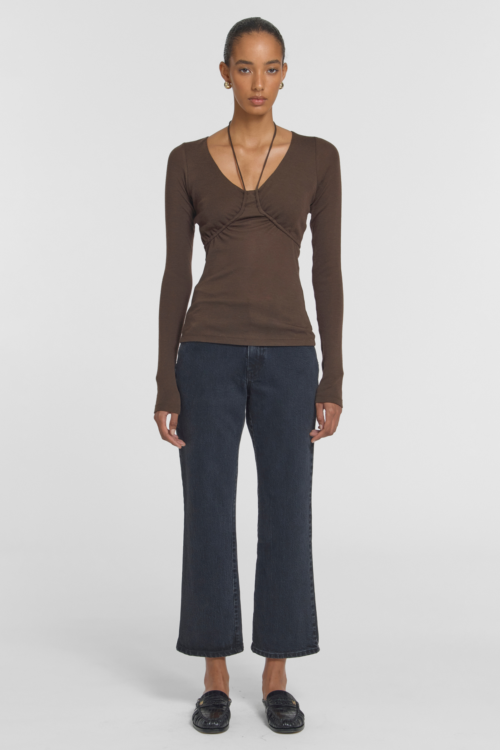 Priscilla Top - Chocolate