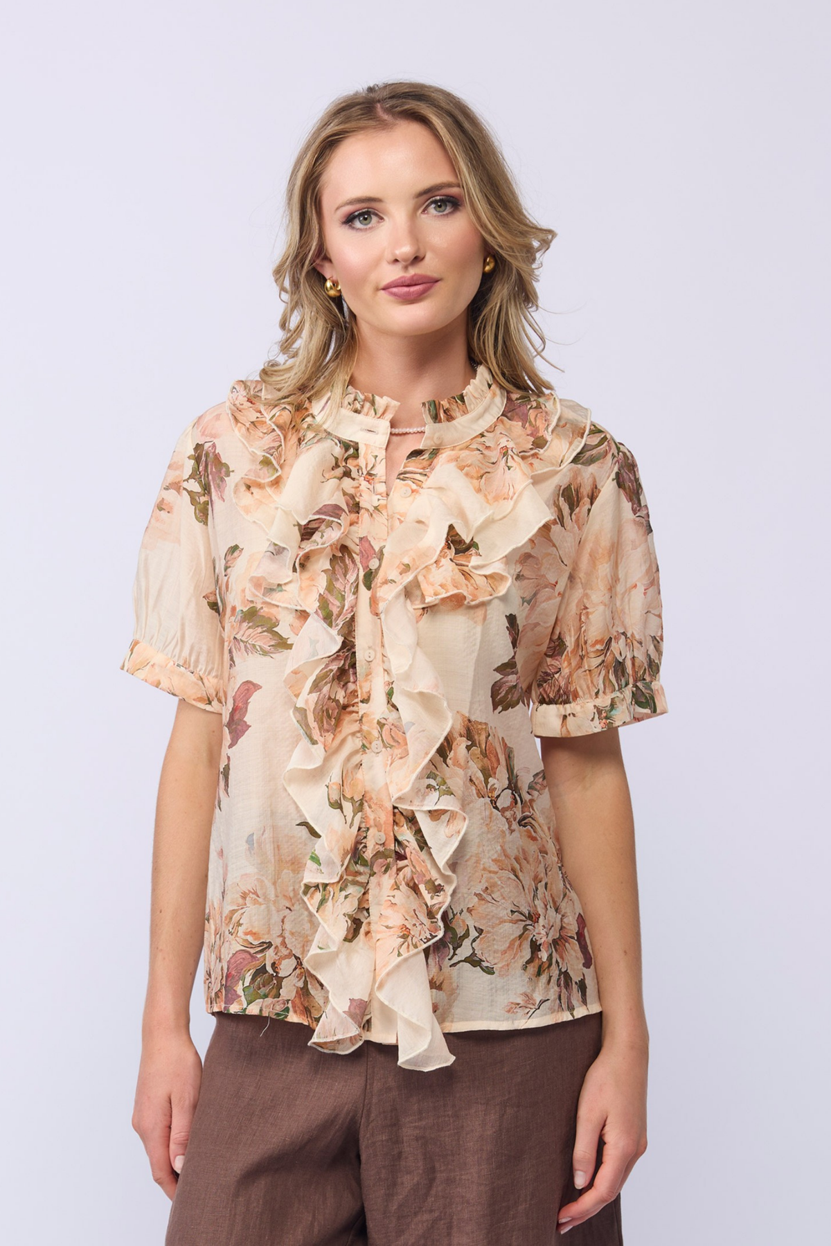 Wish Blouse - Blush Bloom