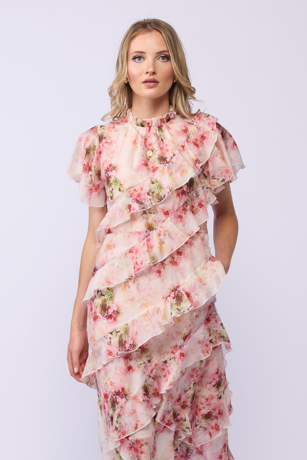 Freda Dress - Carnation