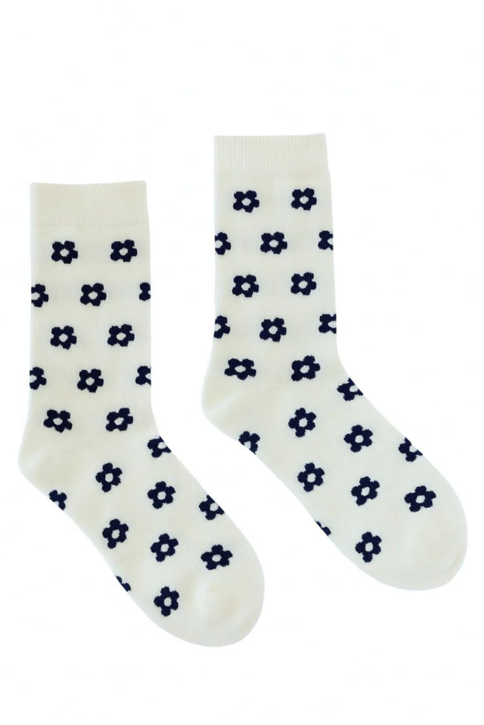 Kathryn Wilson Socks - Black Flowers