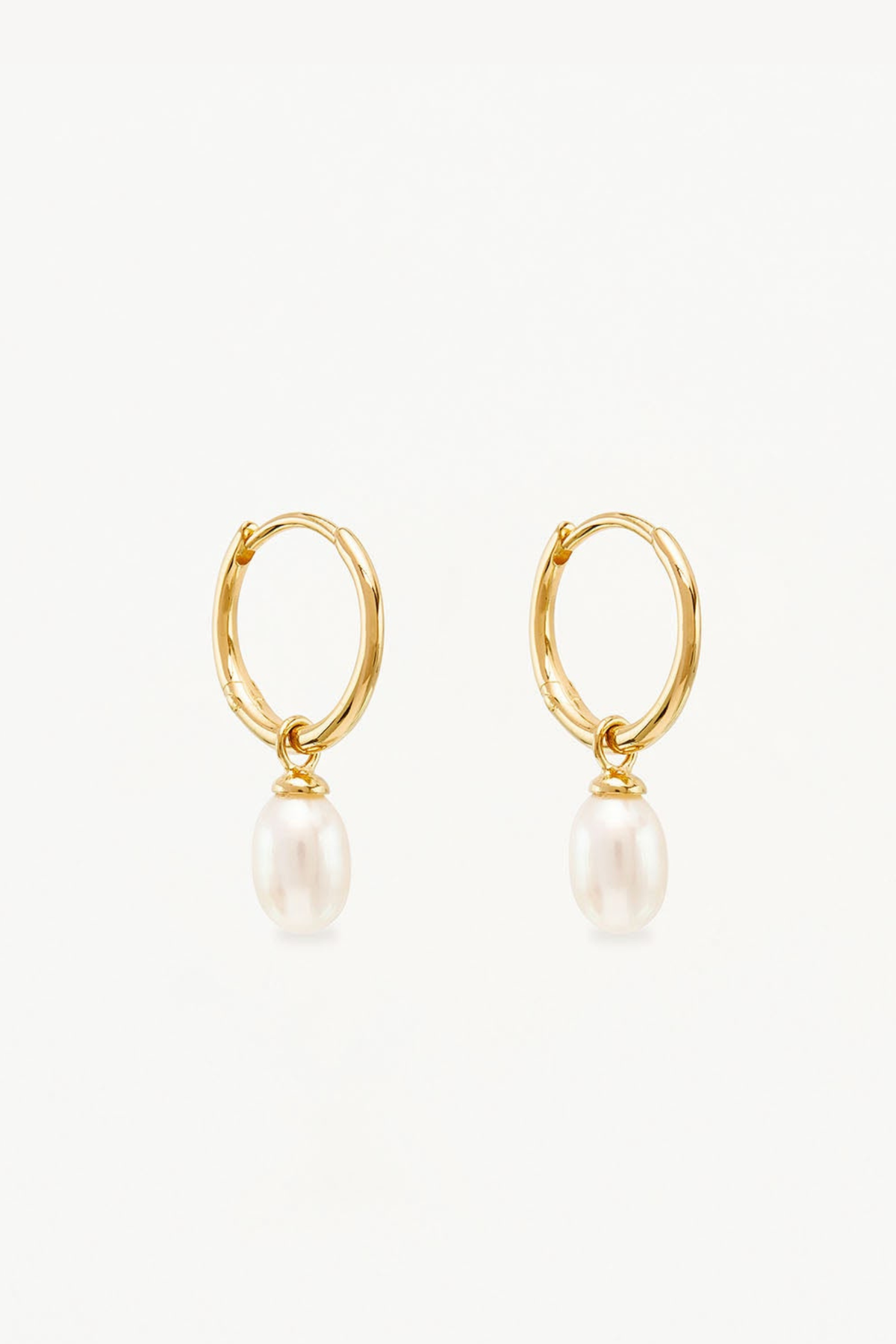 Live In Peace Hoop Earrings - Gold