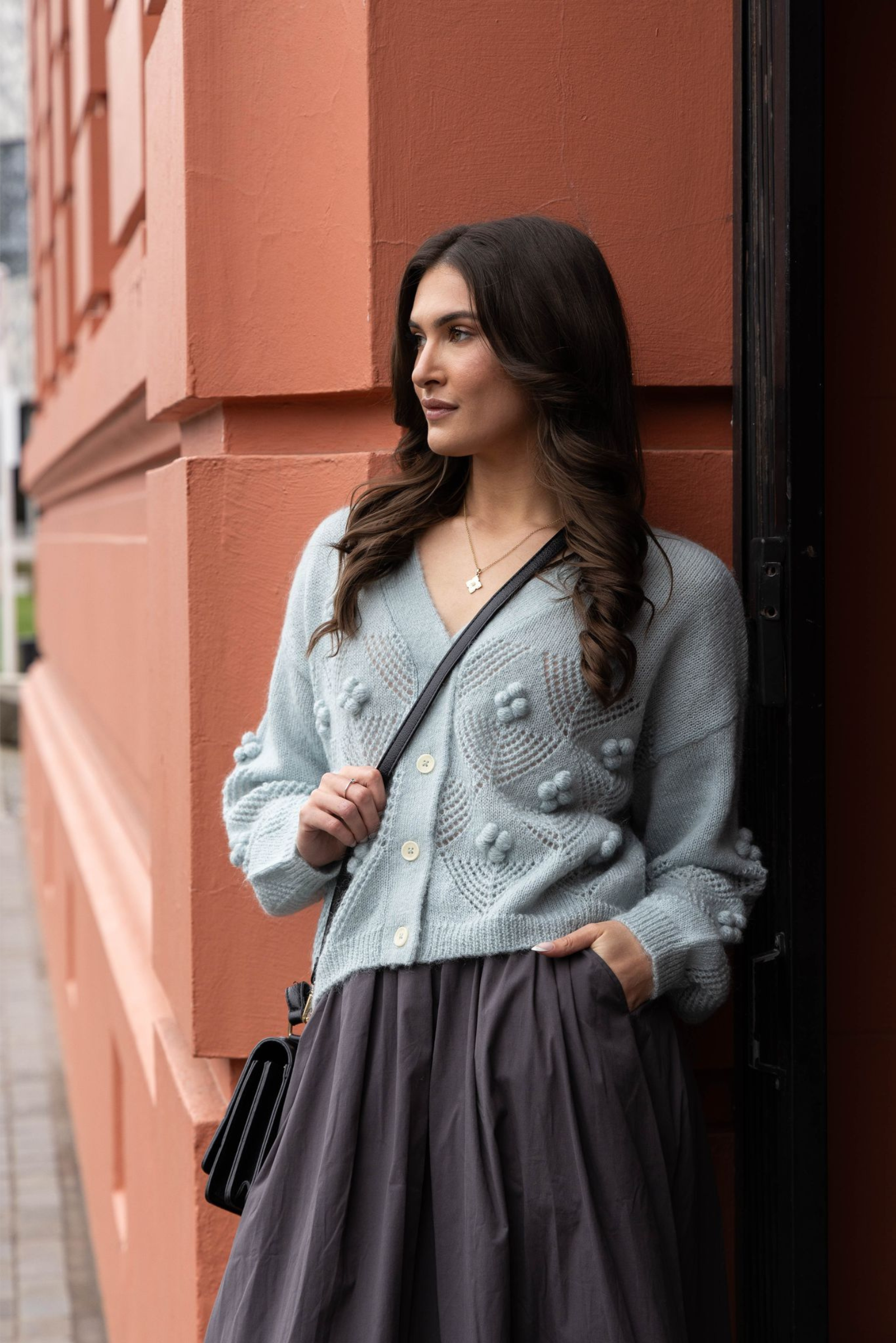 Thea Cardi - Duck Egg