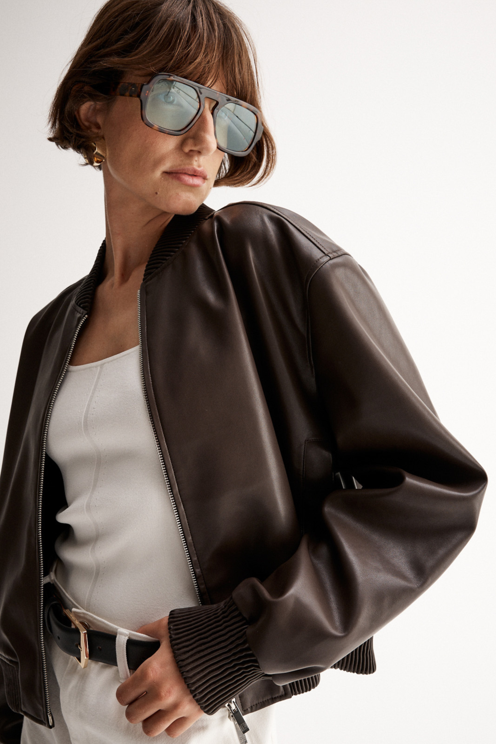 Mika Bomber Jacket - Chocolate