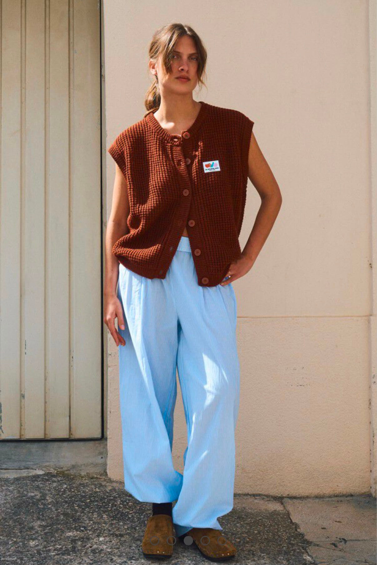 Eluabird Trousers - Blue Stripe