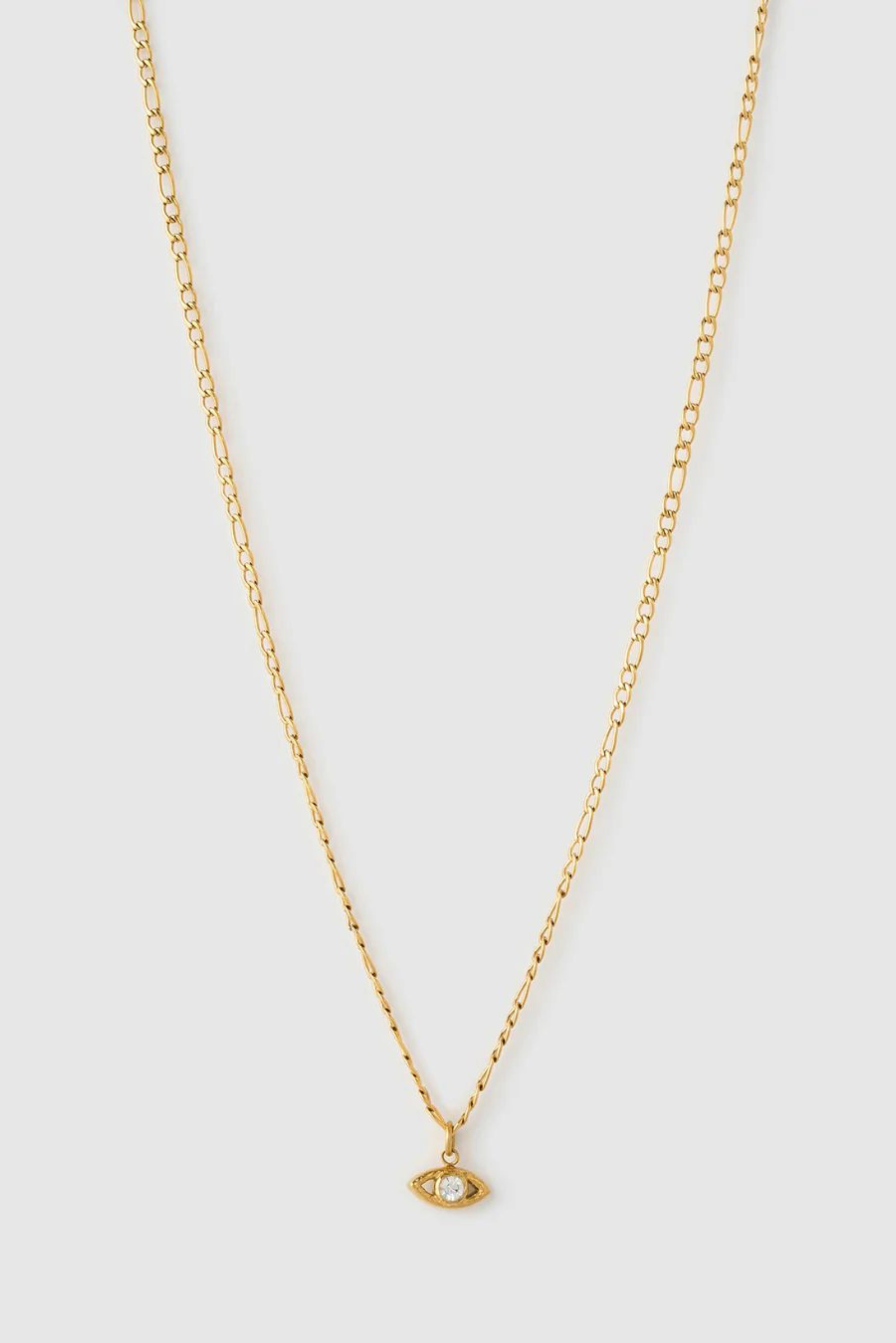 Golden Eye Necklace - Gold