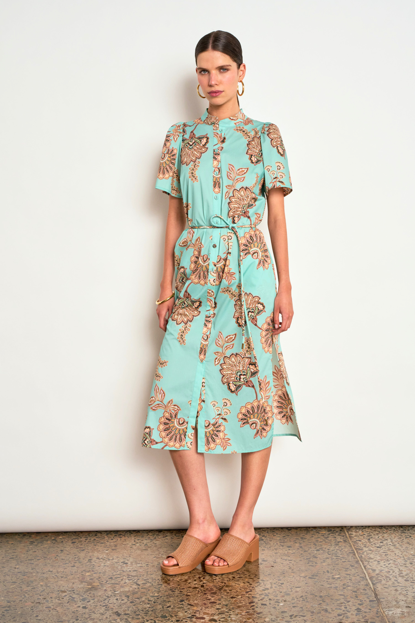 Quote Dress - Mint Kgari
