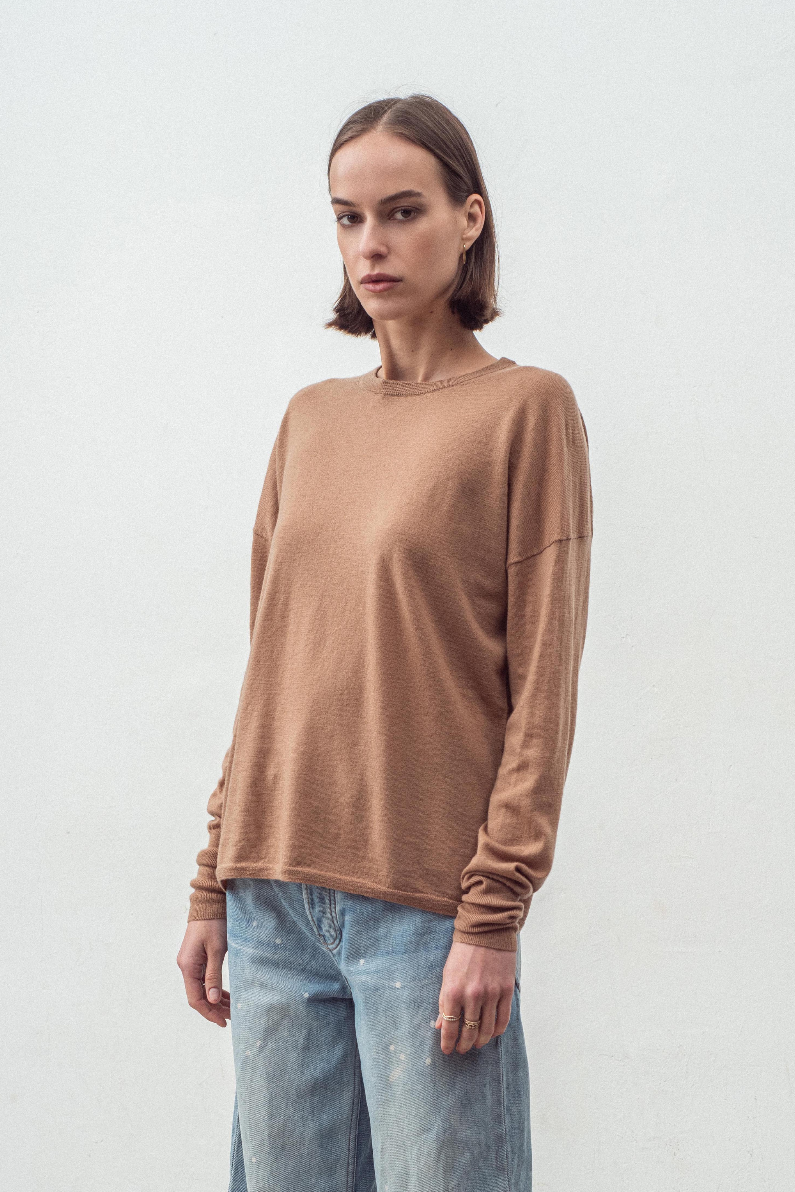 Cashmere Blend Pullover N.316M - Spice