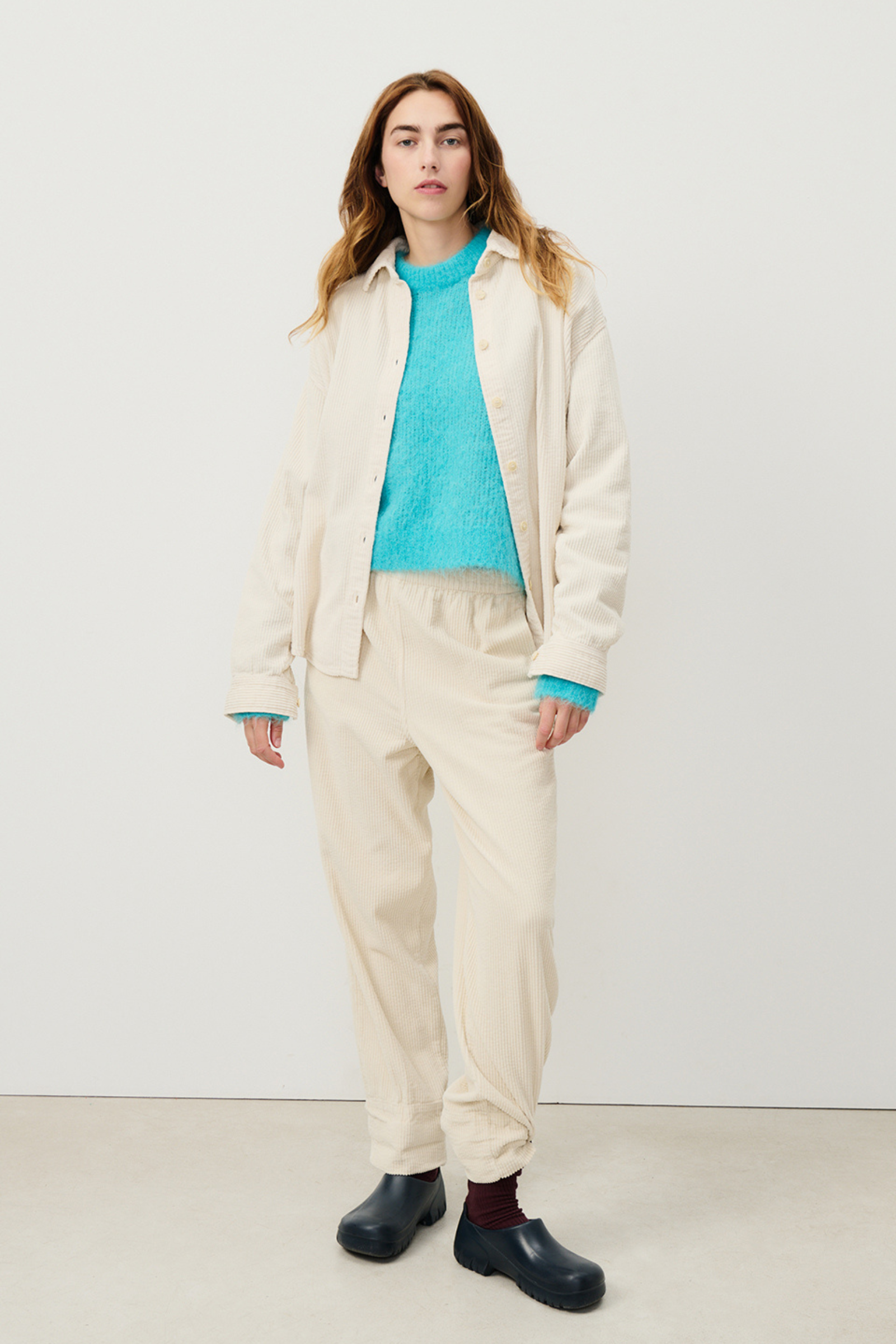 Padow Cord Trousers - Off White