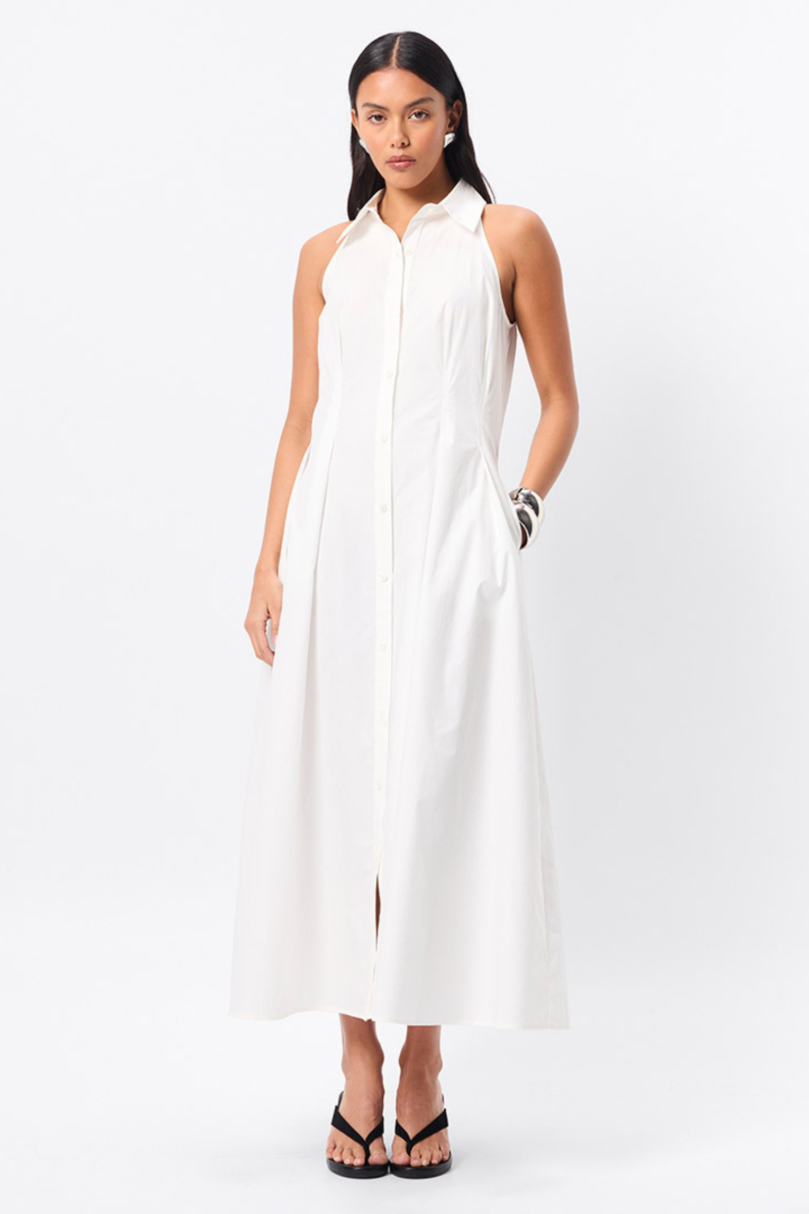 Roam Dress - White
