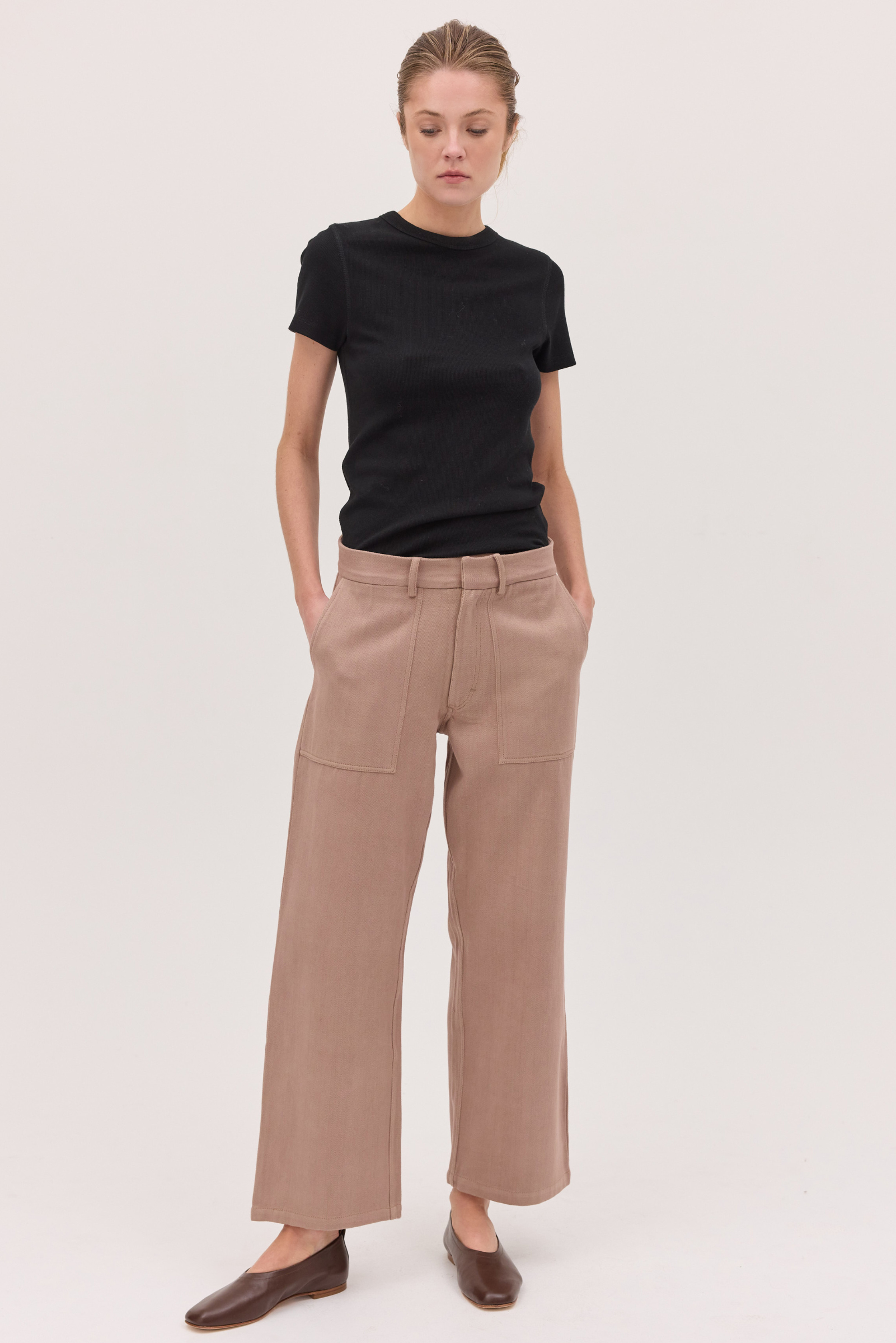 The Wide Leg Jeans - Mocha