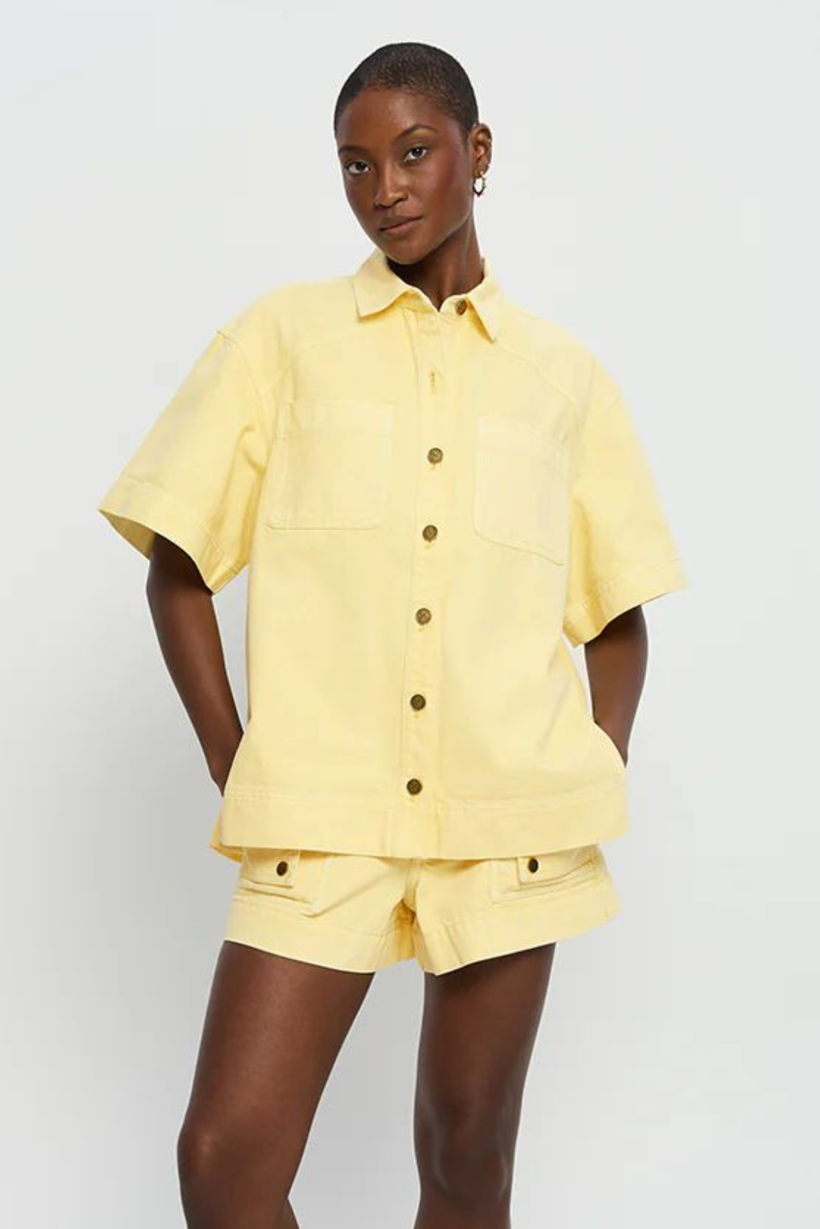 Paloma Denim Shirt - Butter