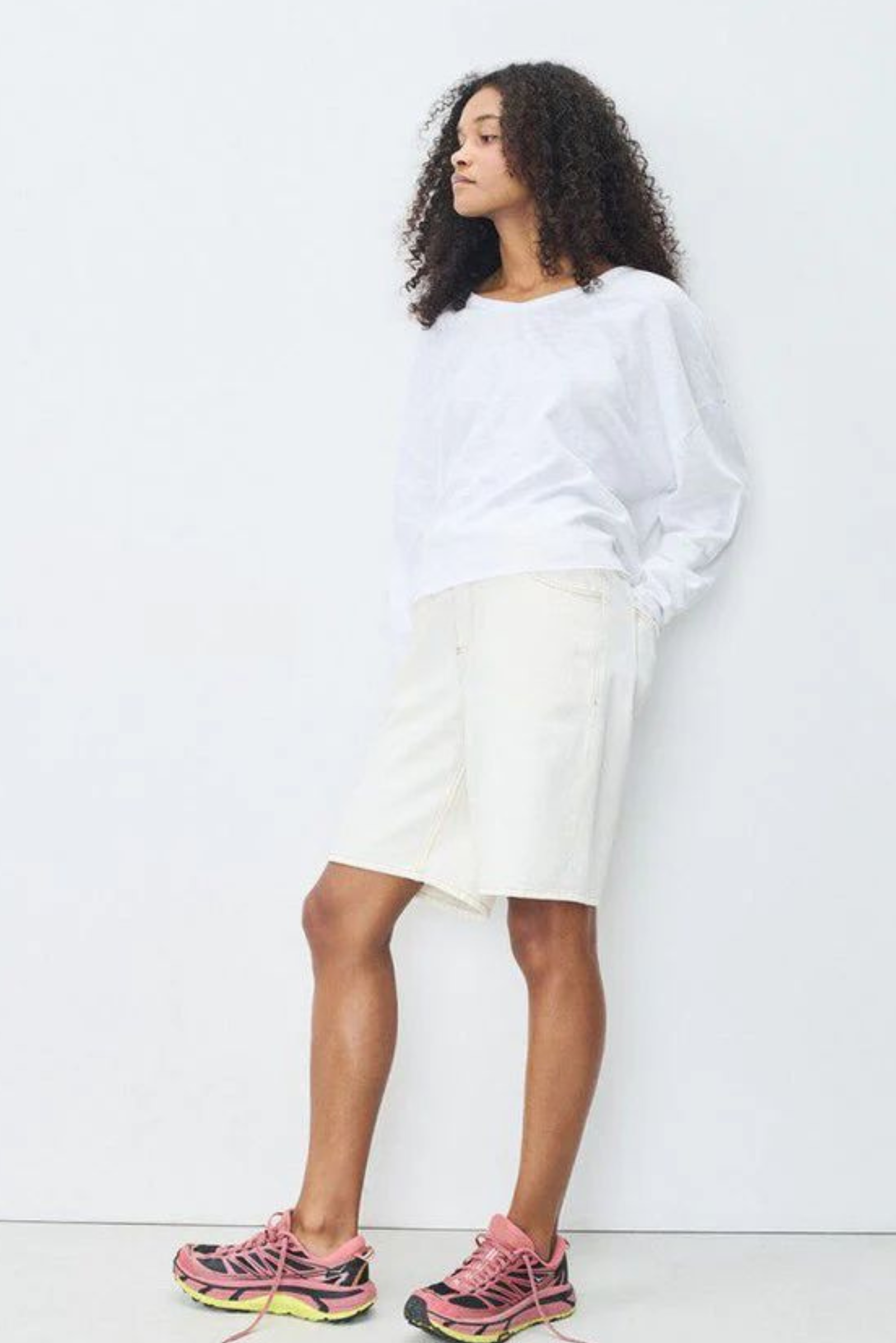 Denim Shorts - Off White