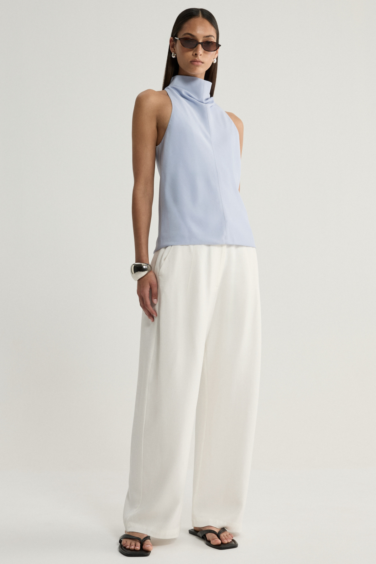 Margot Top - Pale Blue