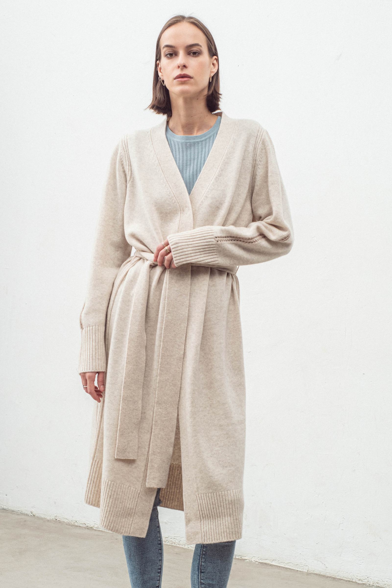 Cashmere Blend Cardigan N.168W - Shell