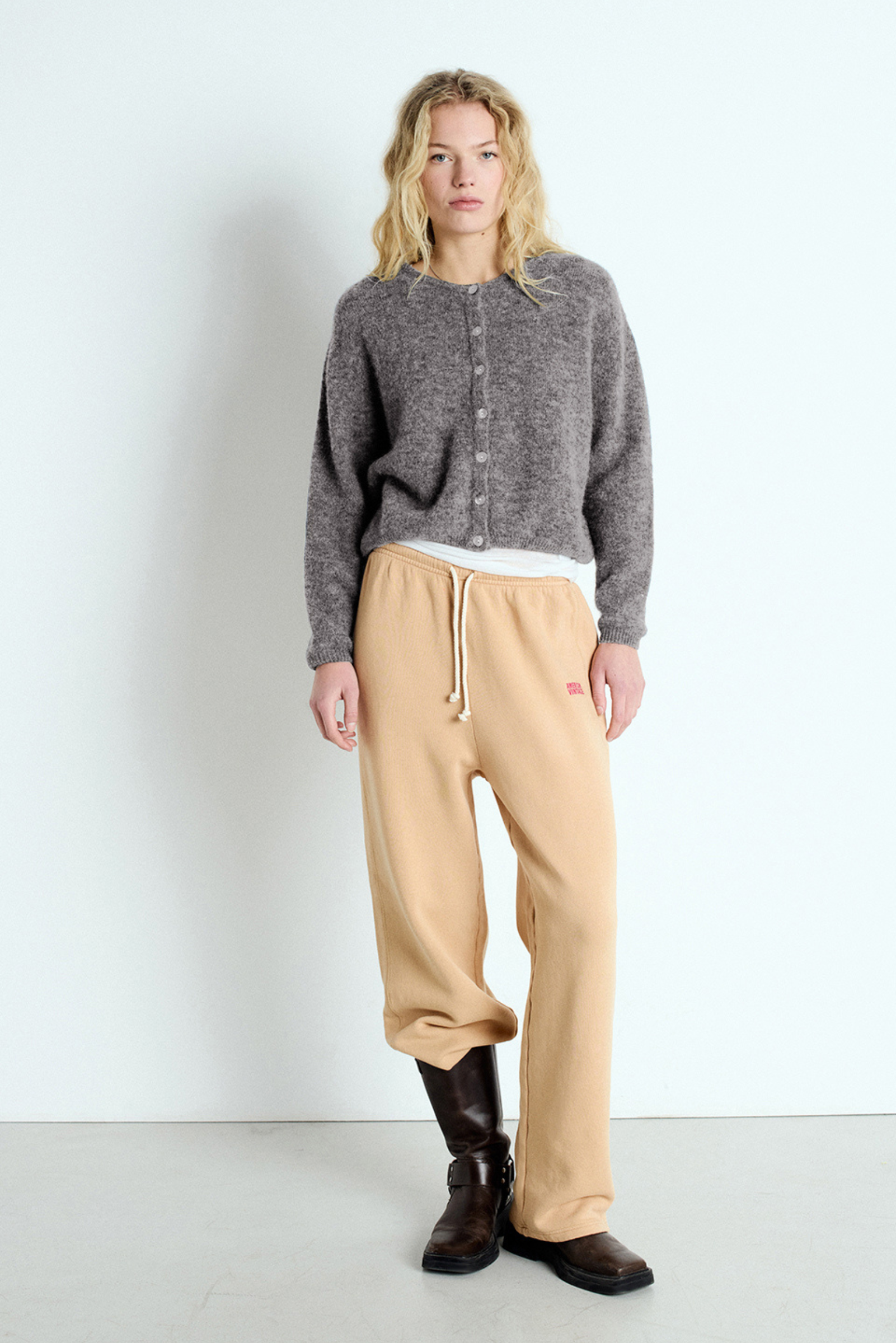 Vitow Cardigan - Steel Melange