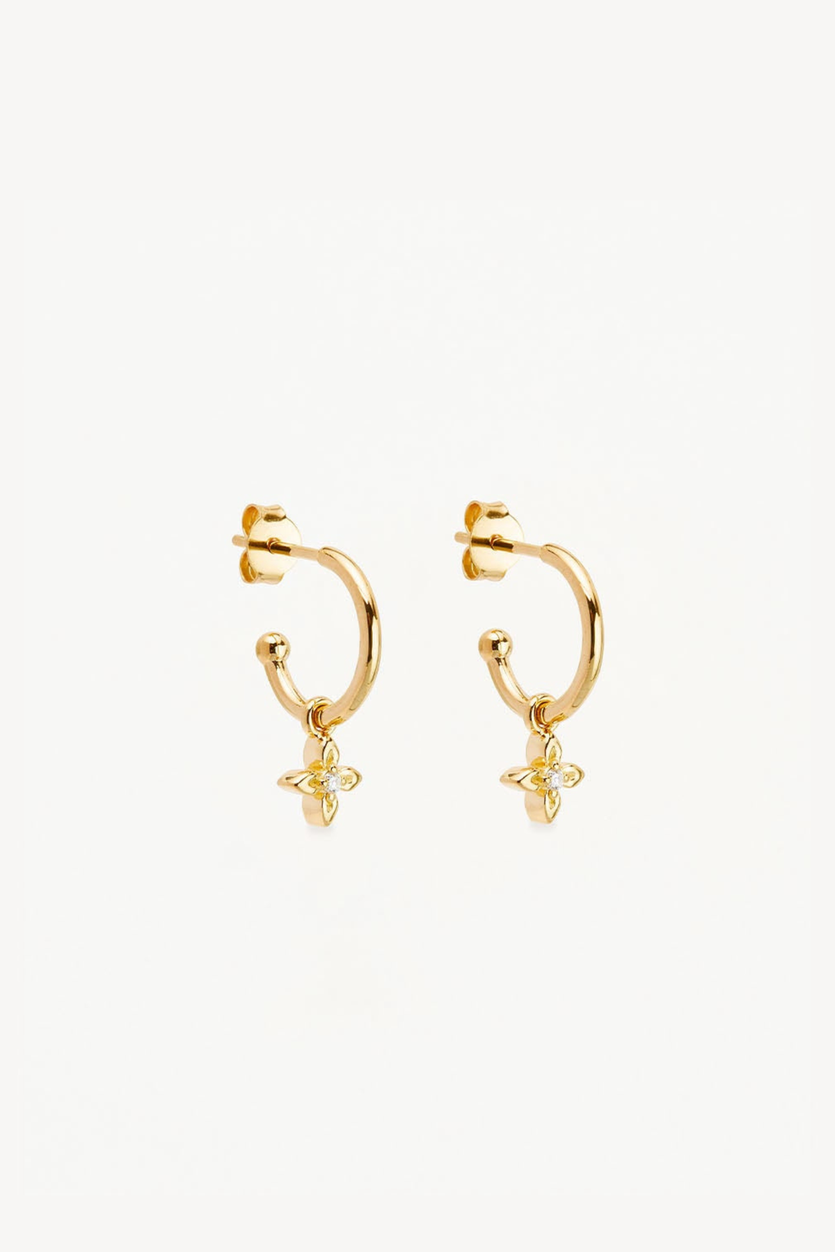 Live In Light Hoop Earrings - Gold