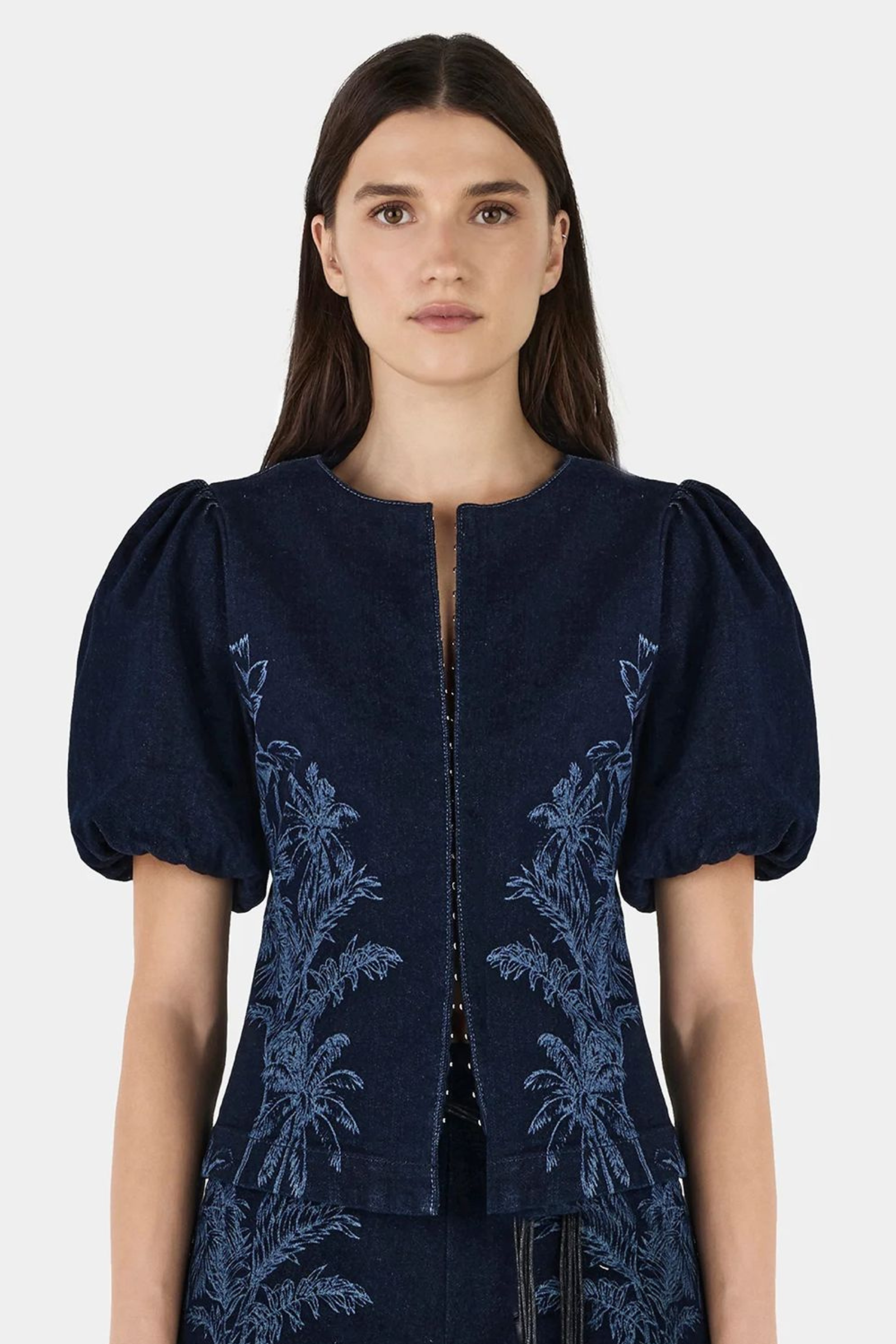 Gia Top - Tropicana Denim