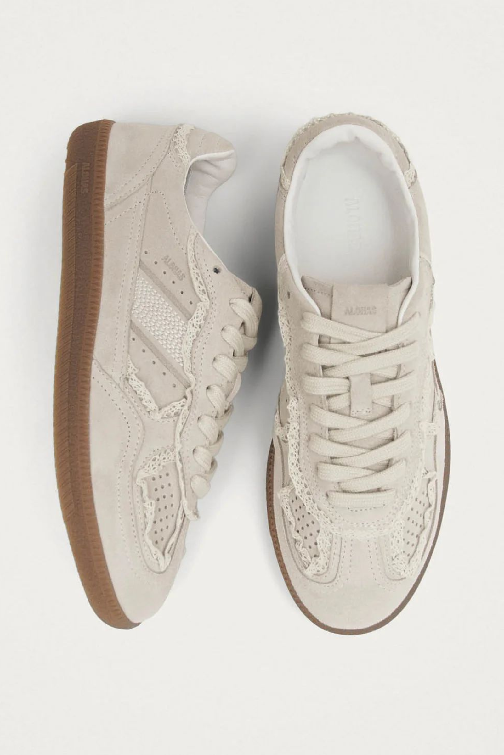Tb.490 Rife Leather Sneakers - Crochet Cream