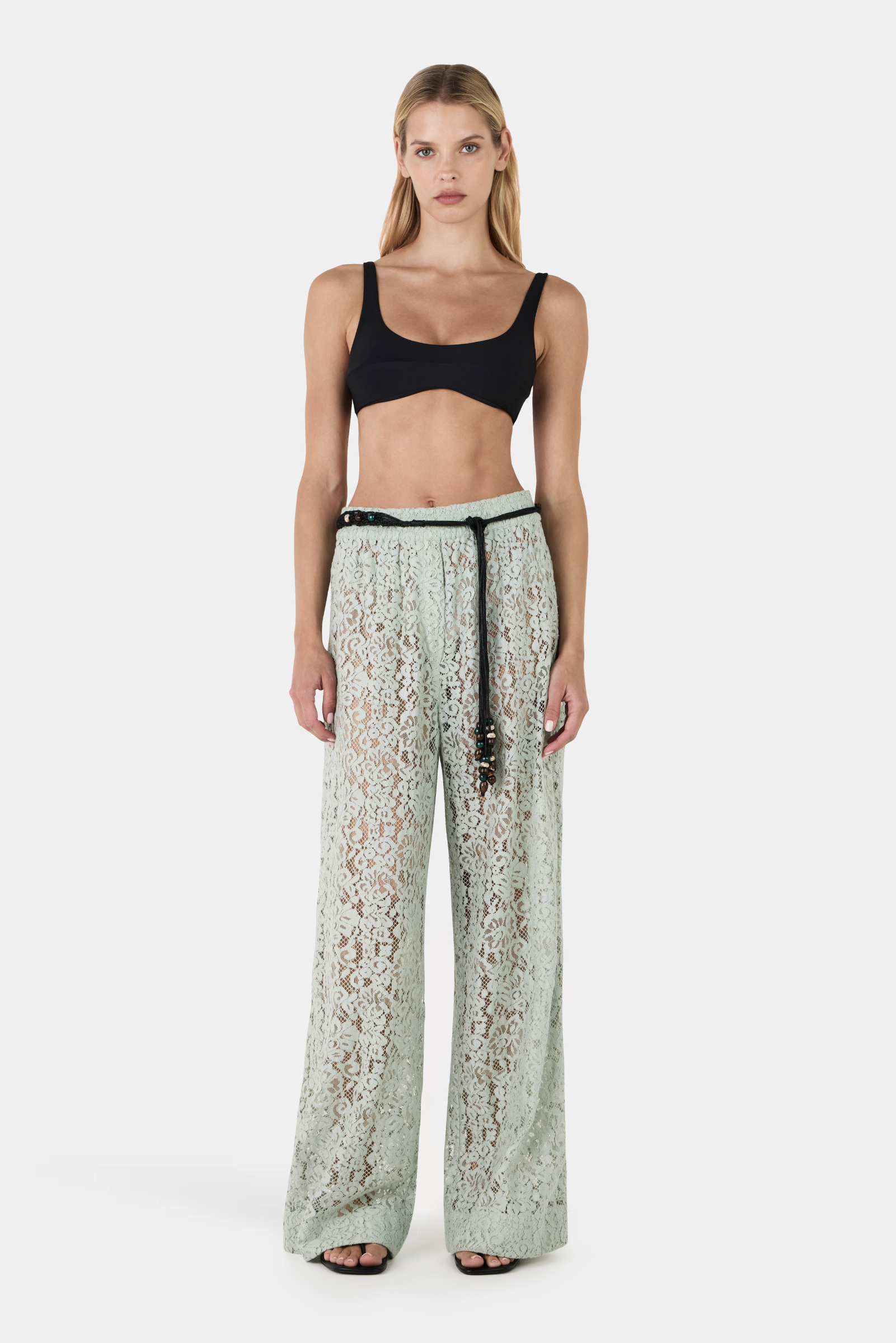 Ember Lace Pants - Sea Spray