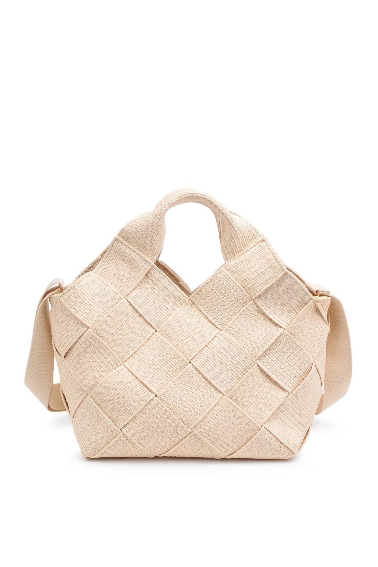 Resilience Woven Straw Bag - Cream