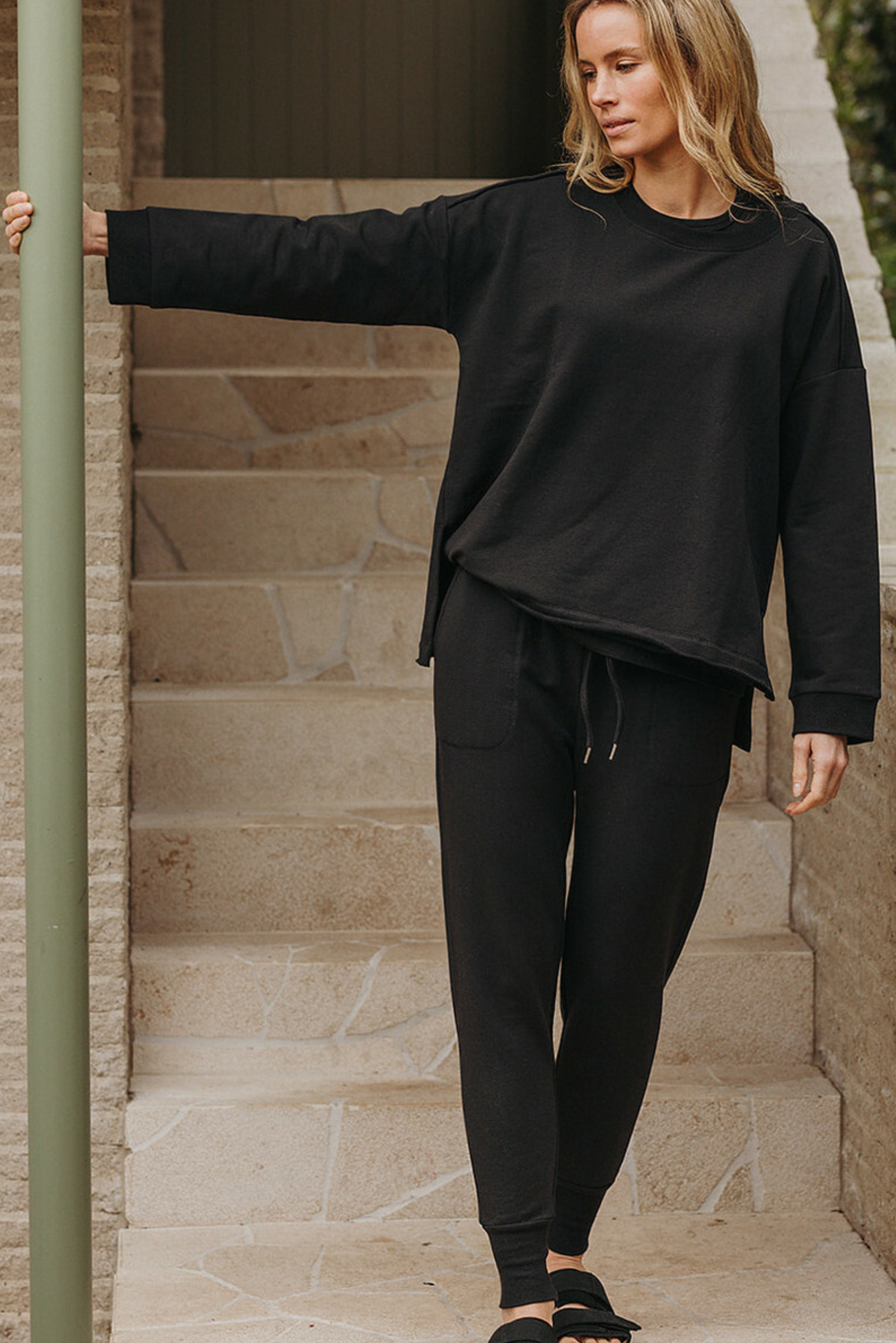 Heavenly Fleece Jogger - Meteorite