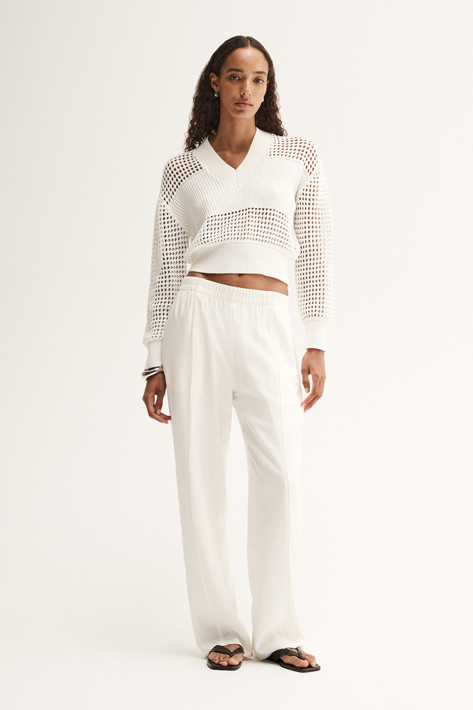 Aria Jumper - White