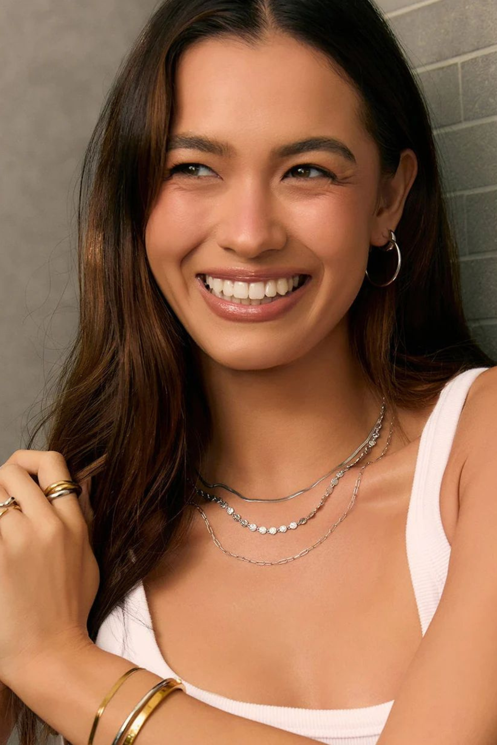 Atlas Necklace - Silver