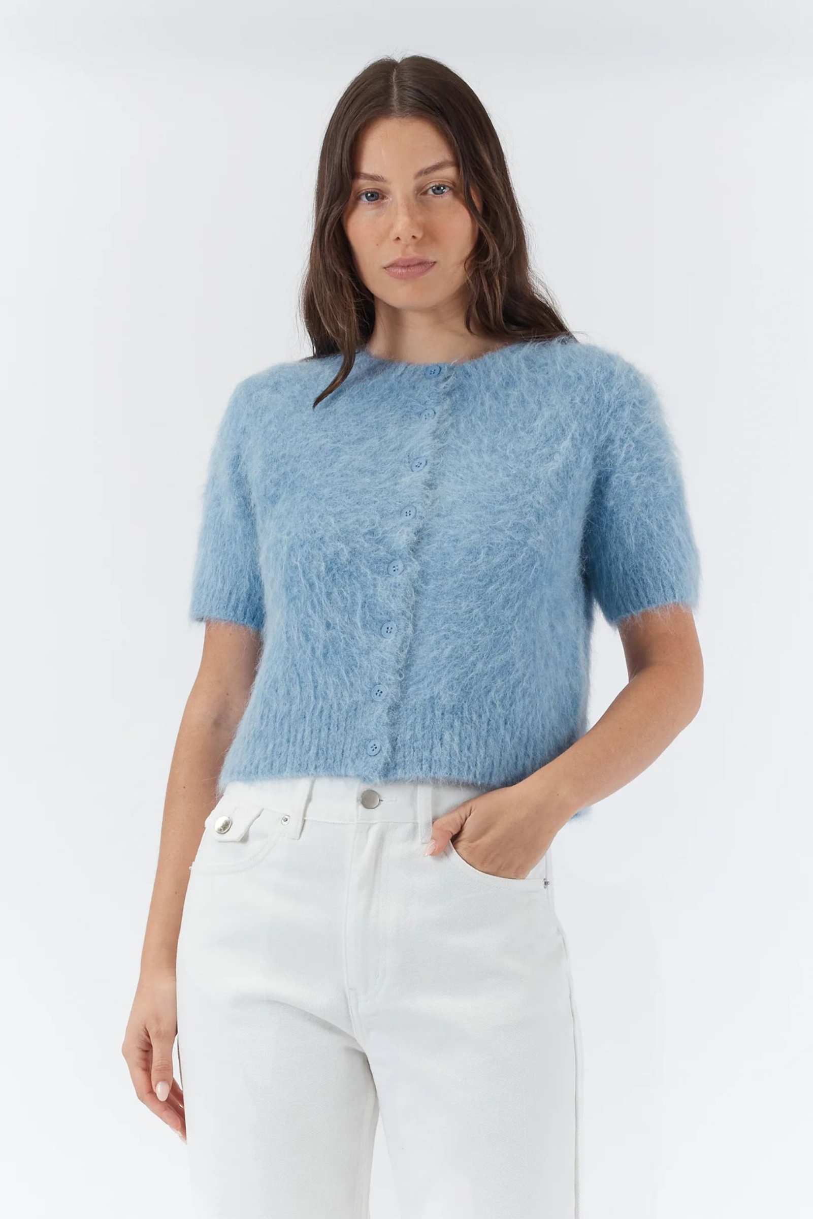 Elly Cardigan - Sky