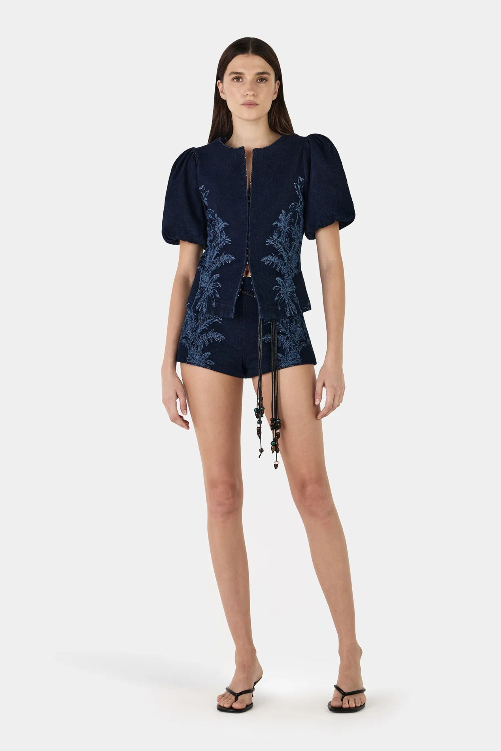 Gia Top - Tropicana Denim