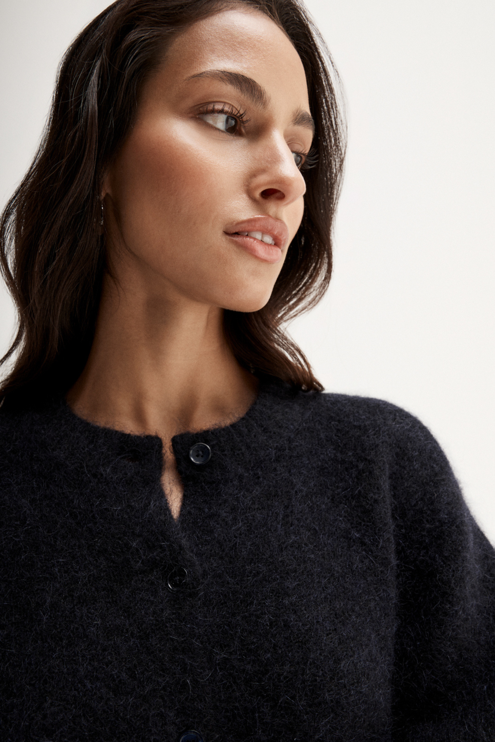 Abigail Knit Cardigan - Navy