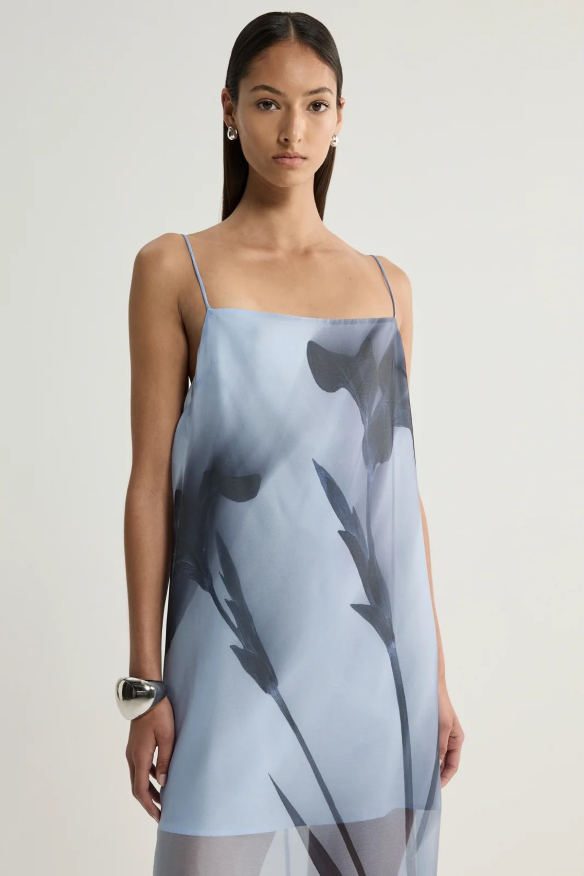Jade Dress - Blue Floral