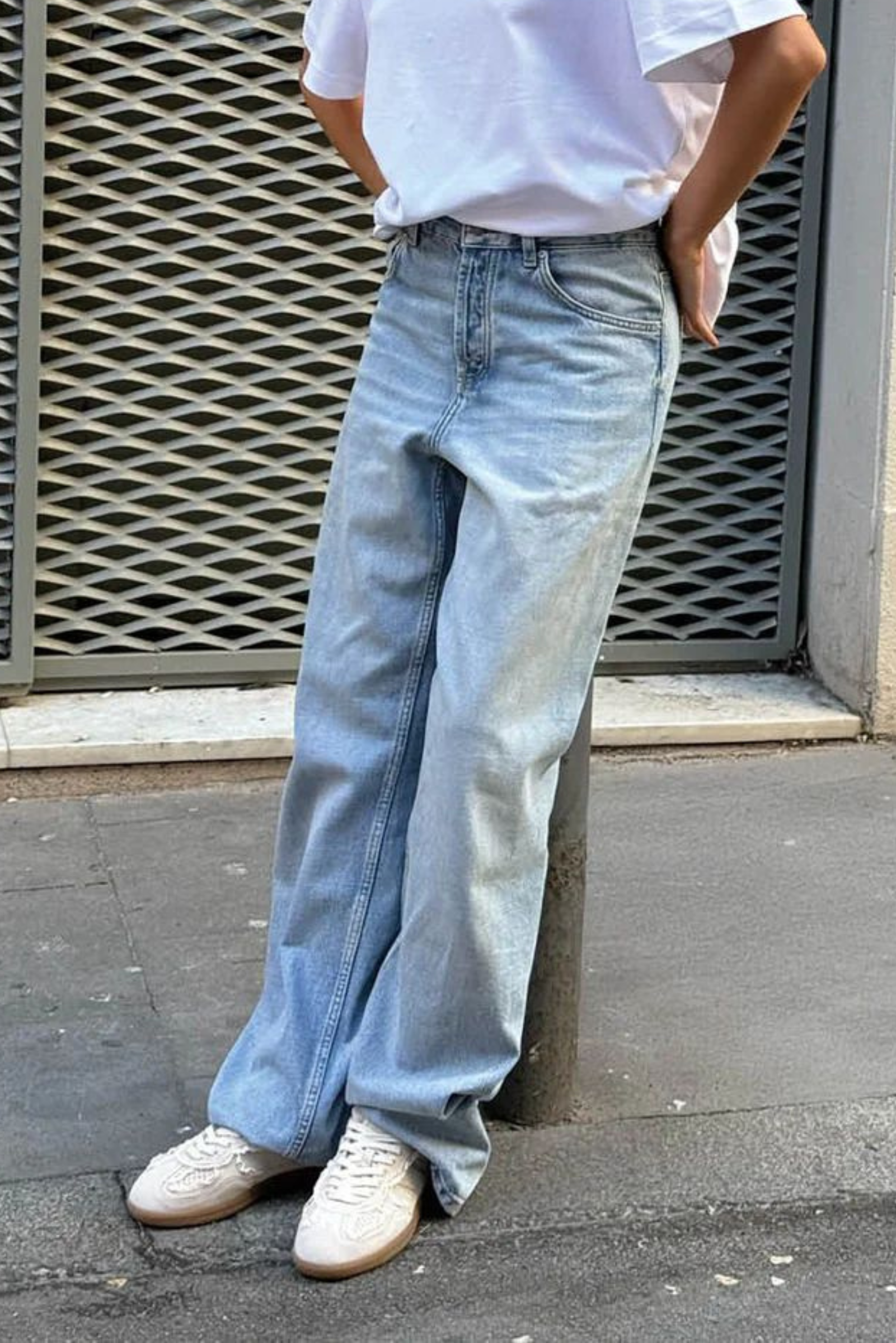 Tb.490 Rife Leather Sneakers - Crochet Cream