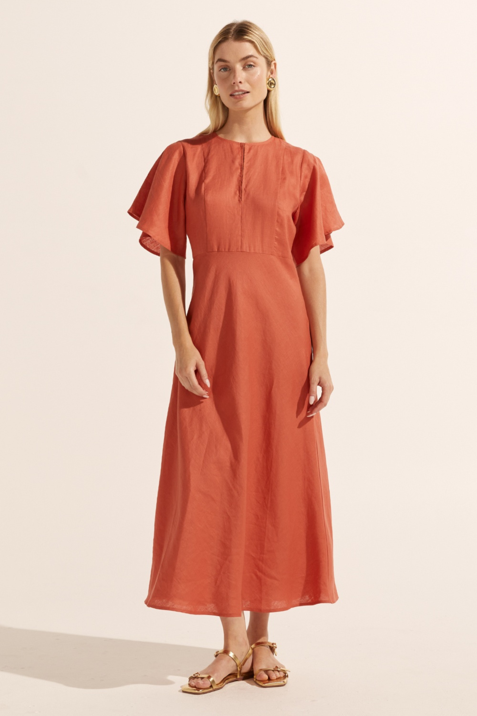 Pavillion Dress - Nectarine