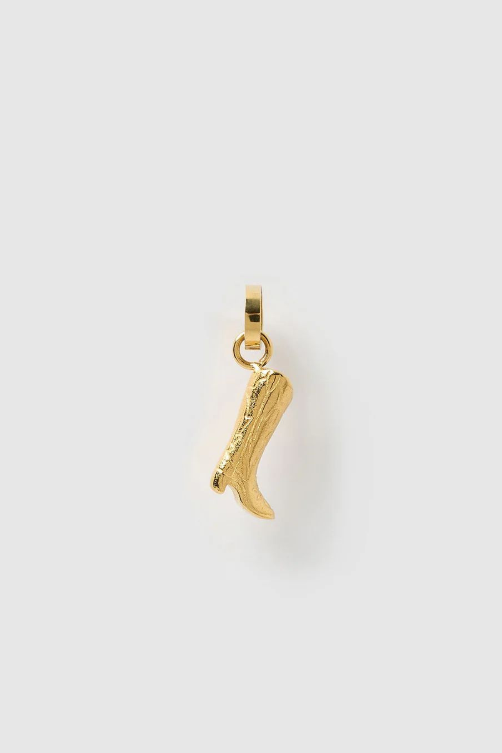 Cowboy Boot Charm - Gold