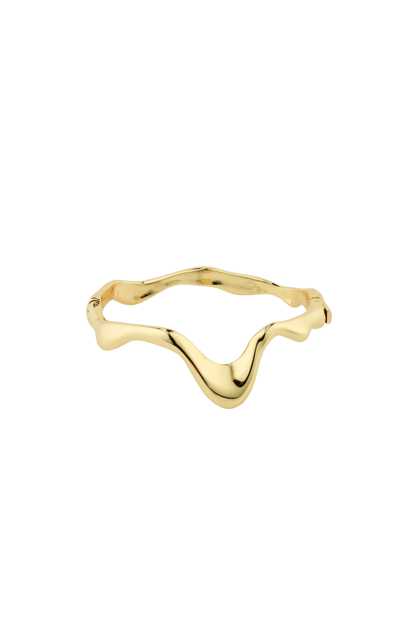 Moon Recycled Bangle - Gold