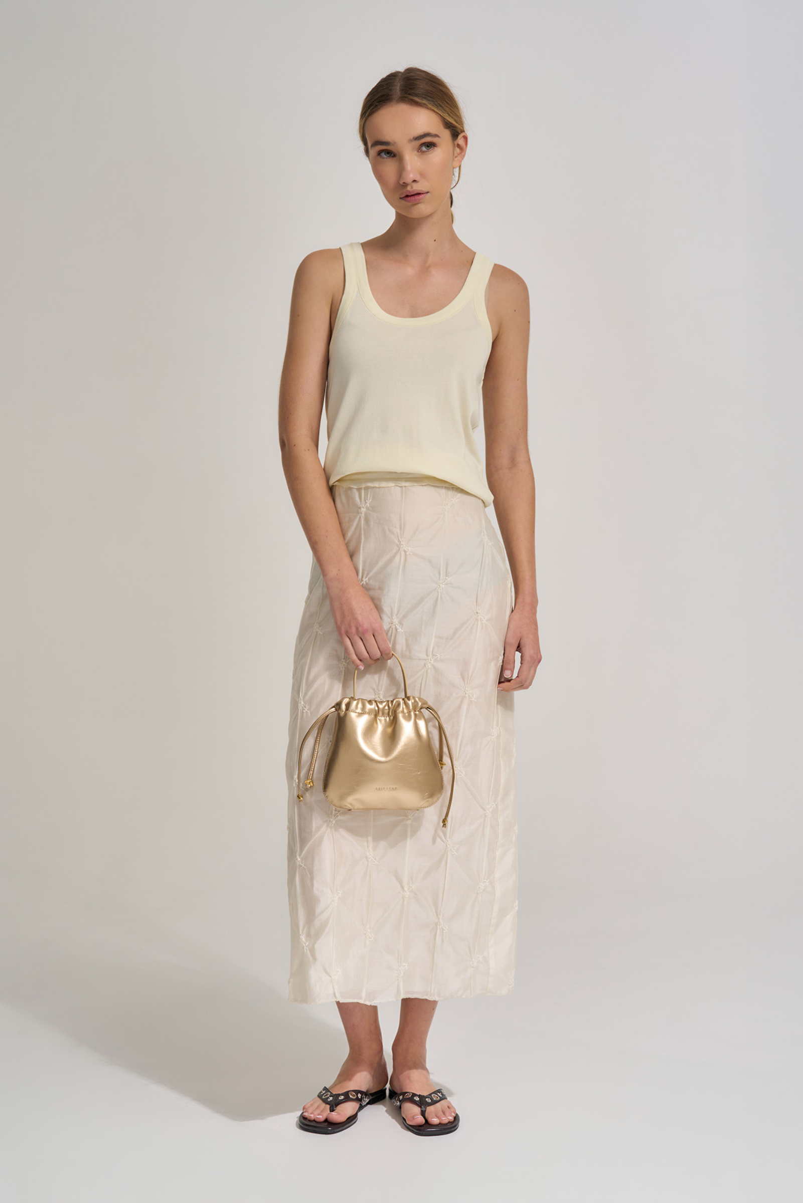 Halle Crossbody - Honey Gold