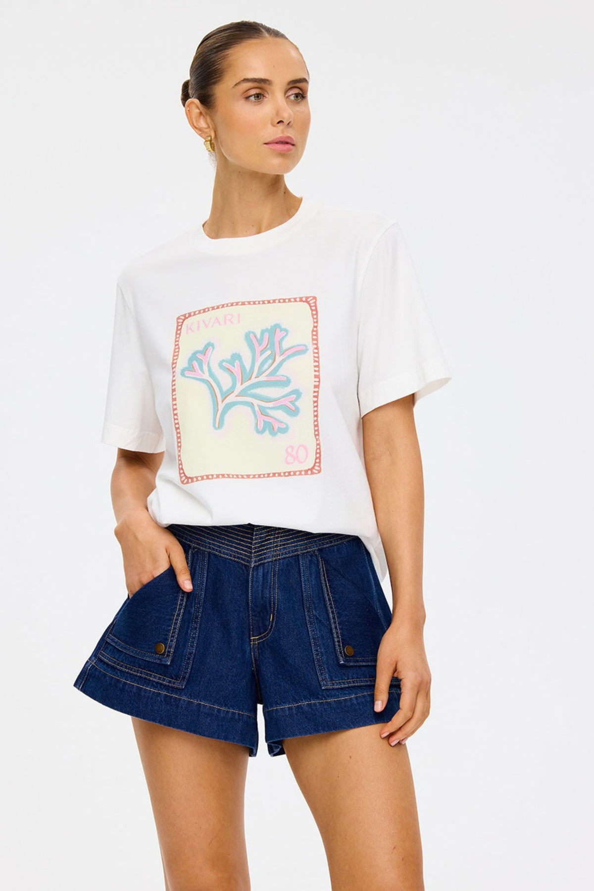 Celene Denim Shorts - Indigo