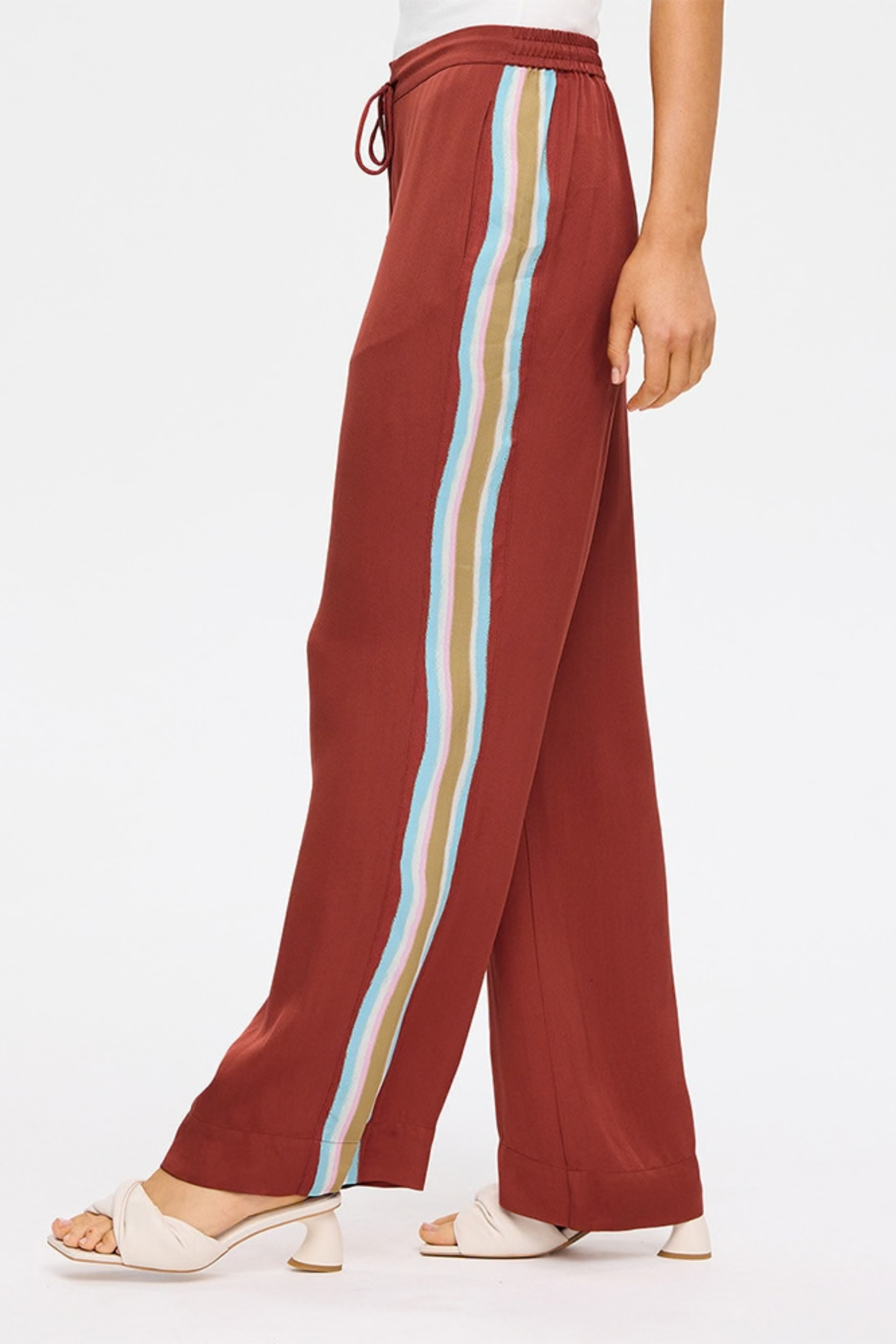 Enzo Pants - Maroon