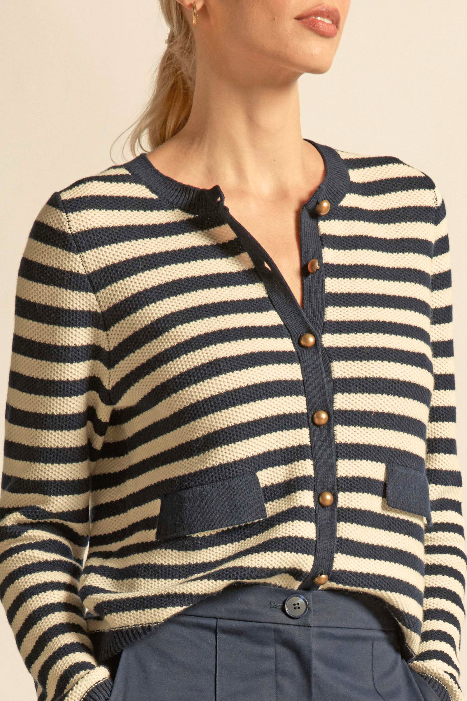 Camber Knit - Midnight Stripe