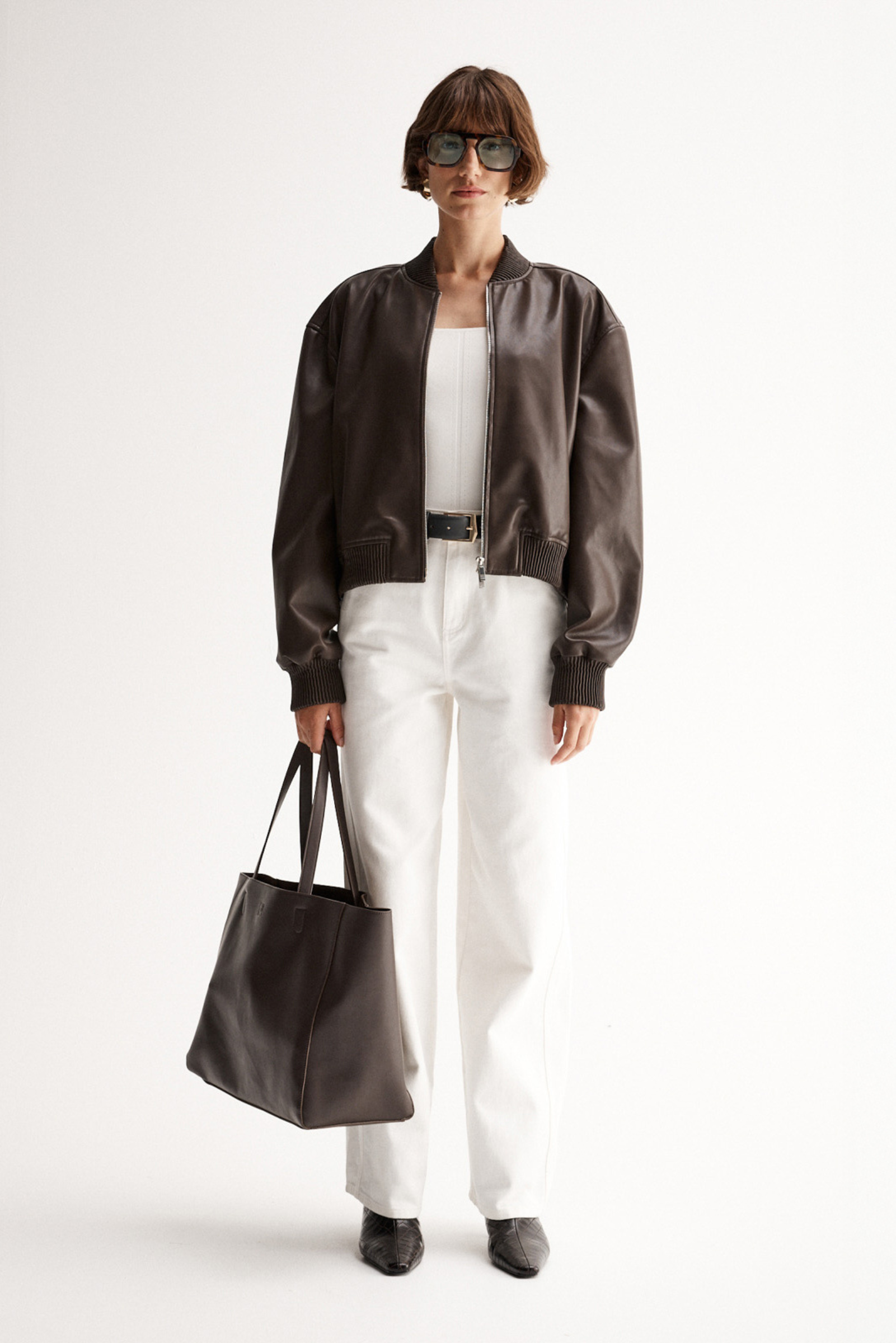 Mika Bomber Jacket - Chocolate