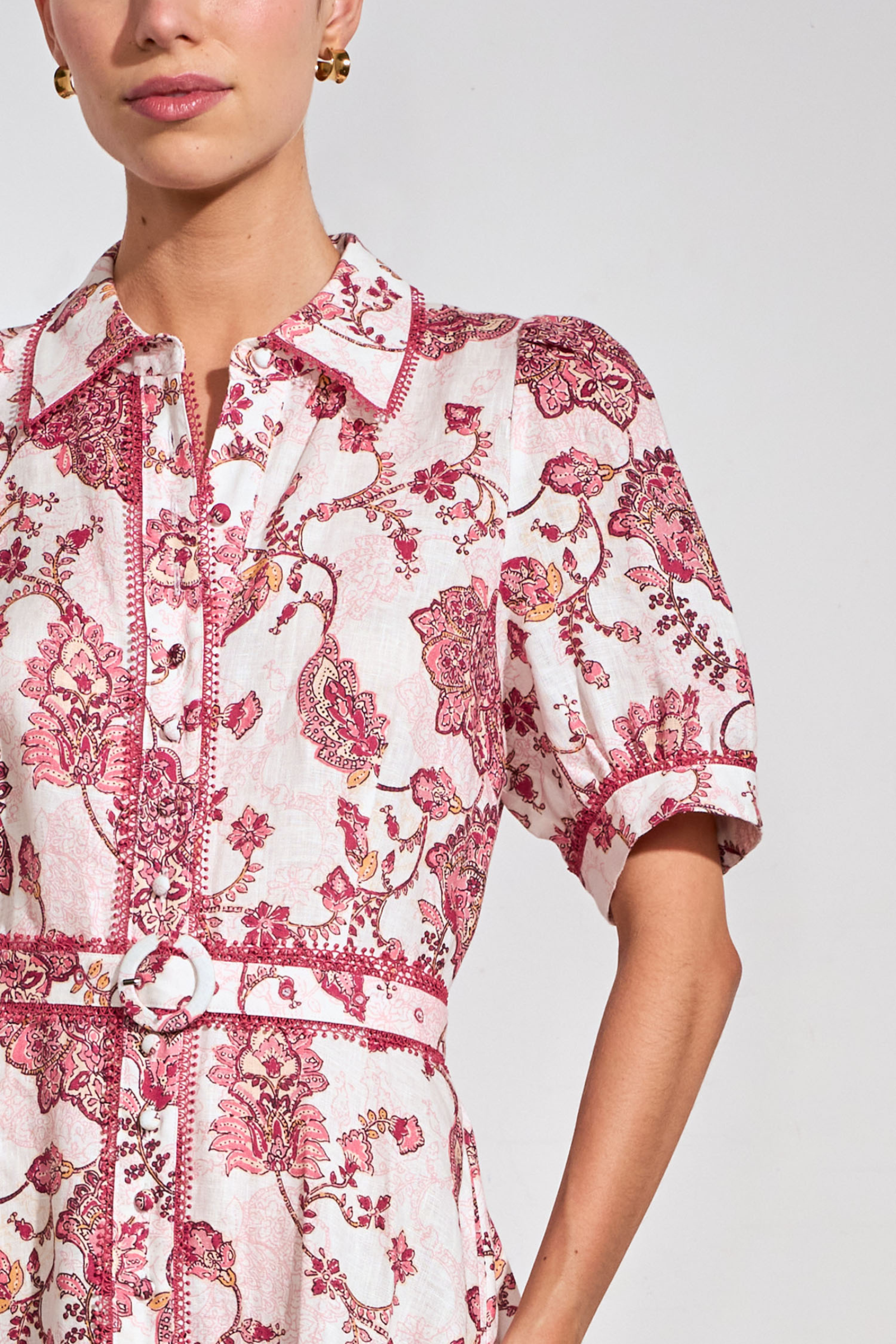 Admire Dress - Rose Paisley