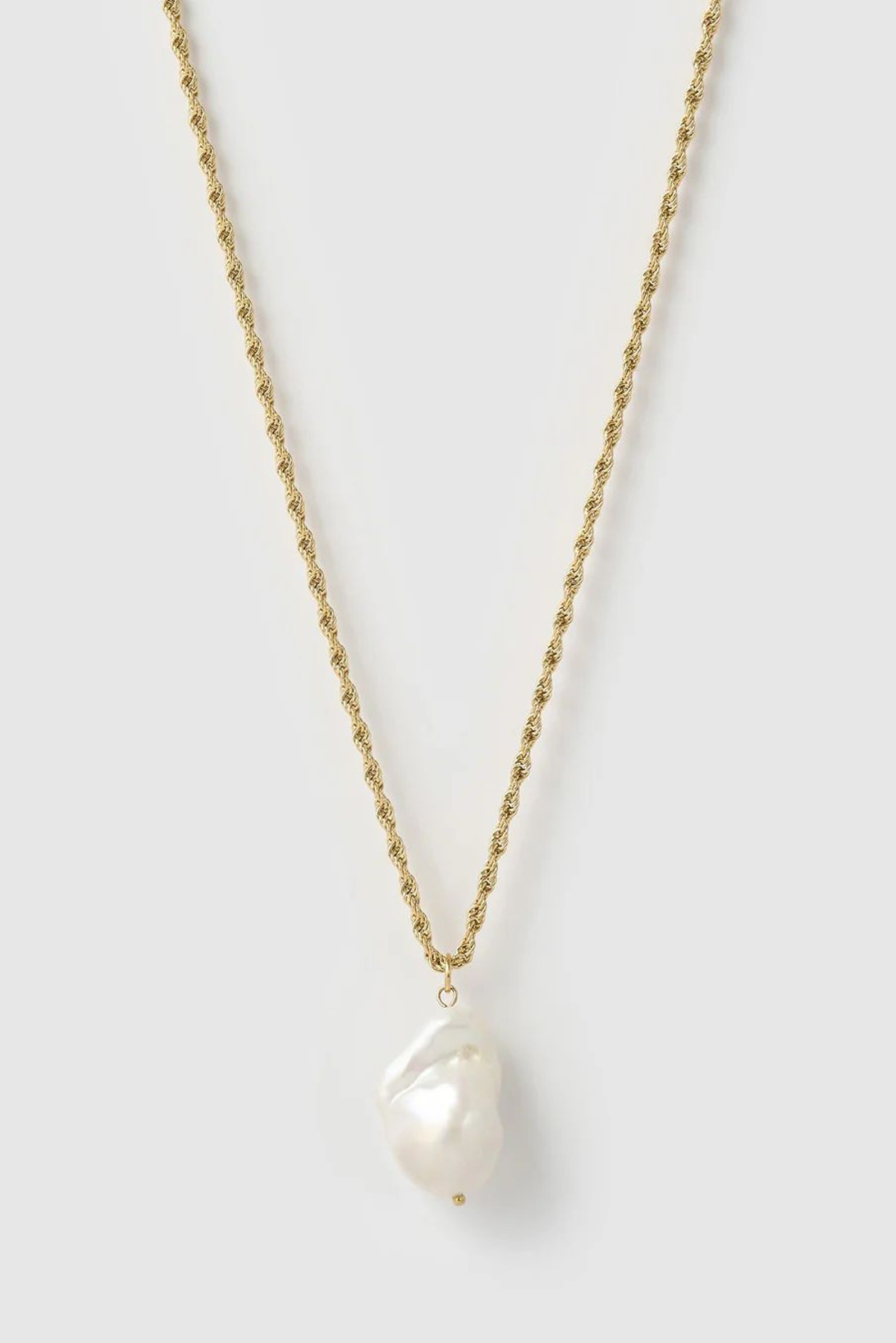 Abigail Pearl Necklace - Gold