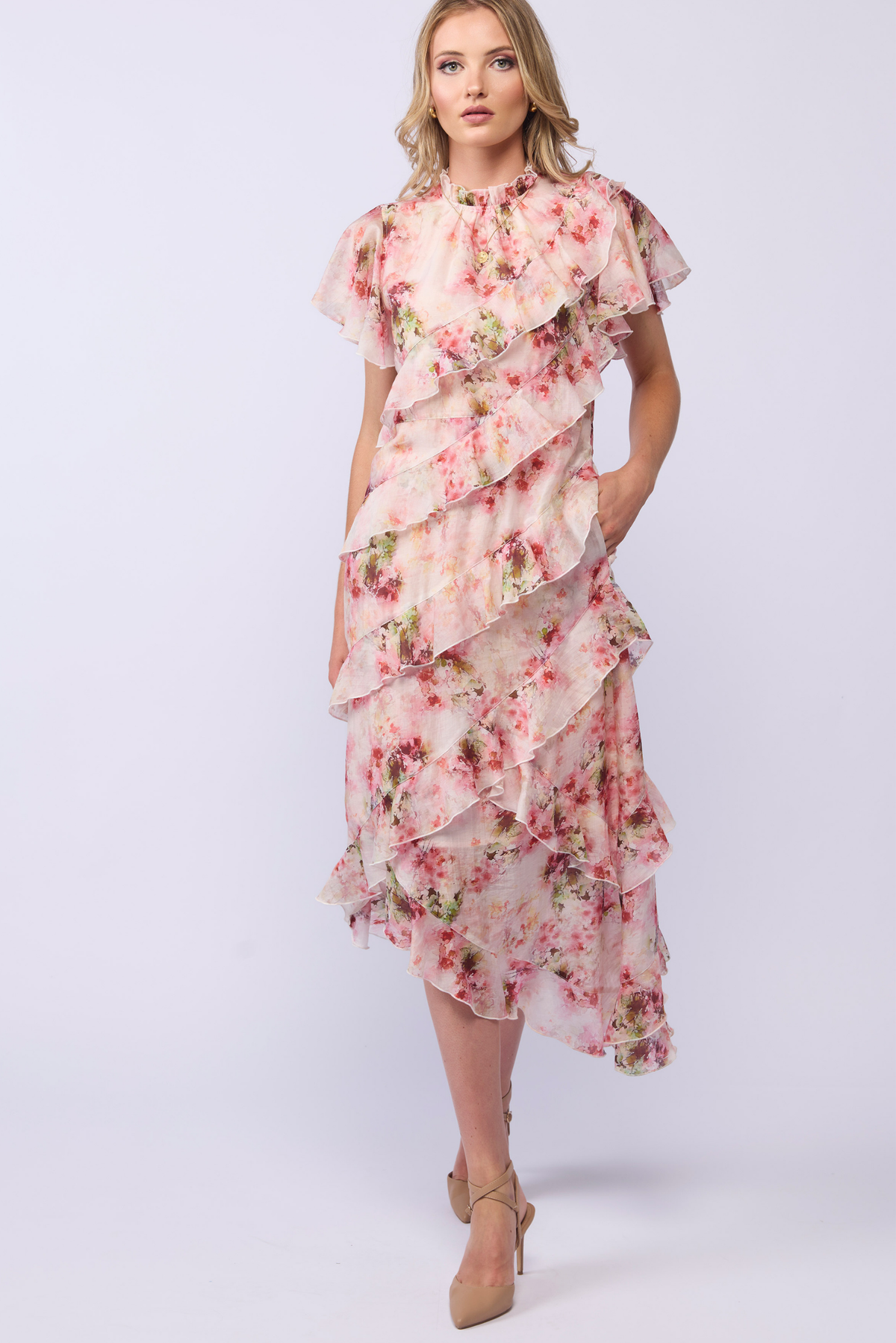 Freda Dress - Carnation