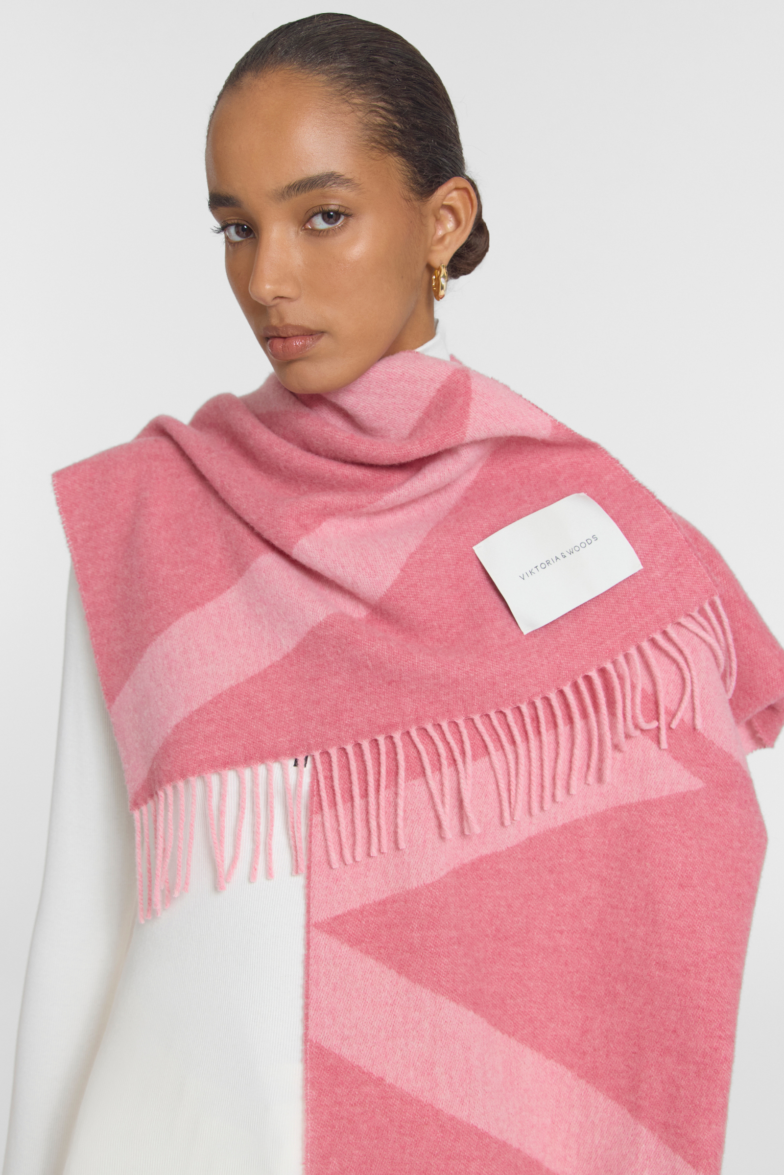 Snowdrift Scarf - Blush
