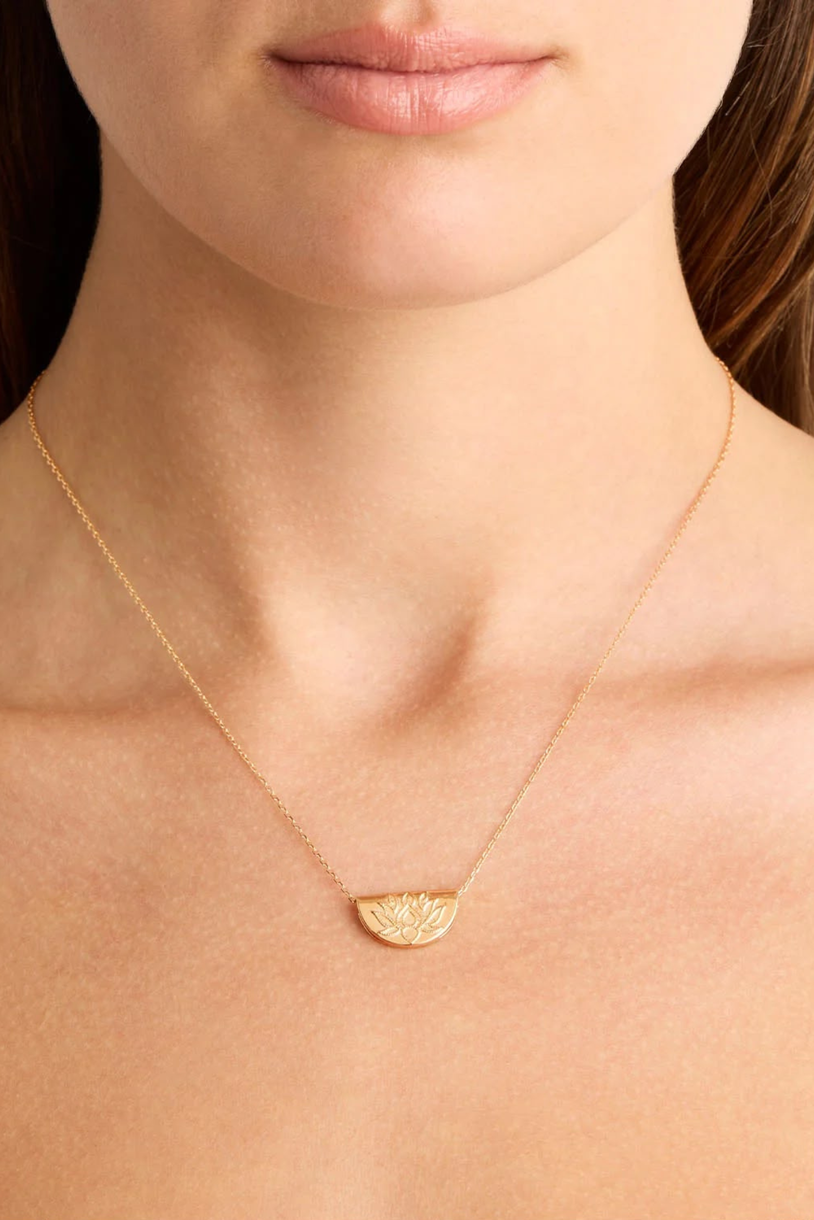 Lotus Necklace - Gold