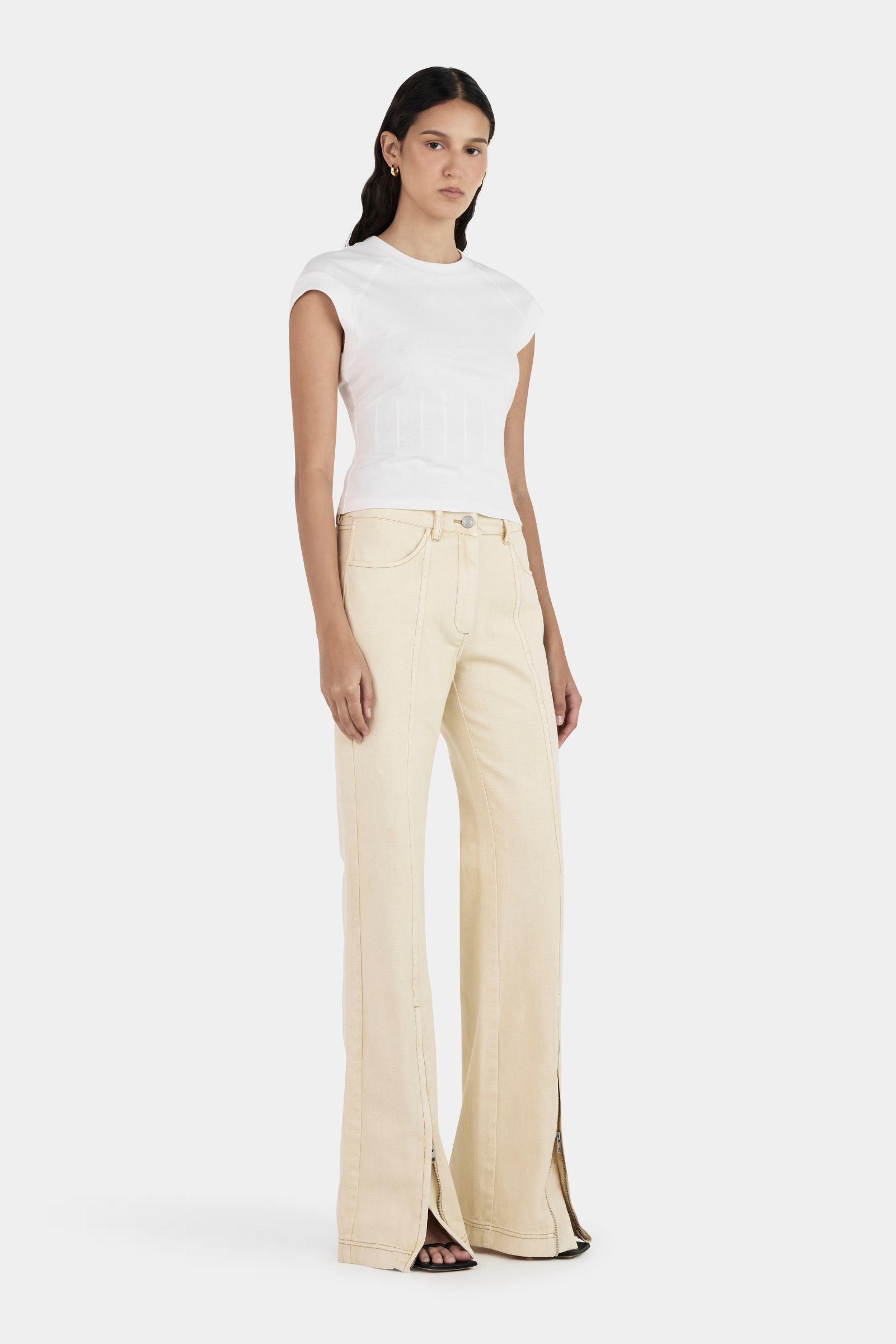 Kendall Denim Jeans - Shortbread