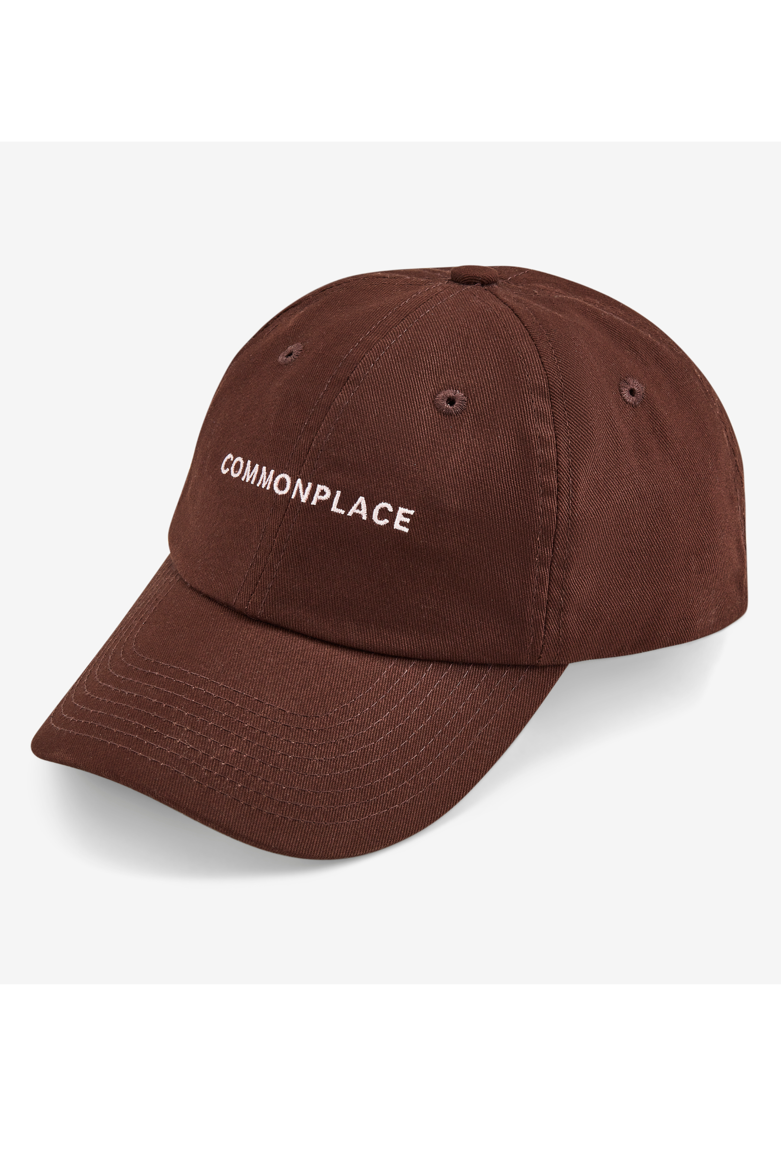 Commonplace Logo Cap - Brown/Pink