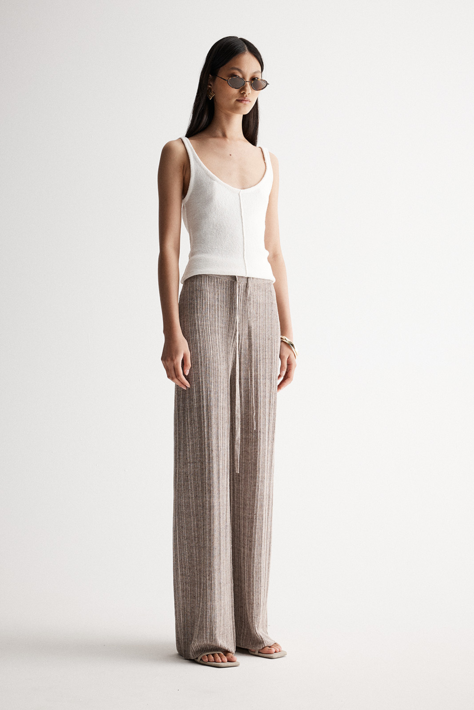 Oscar Knit Pant - Dark Taupe