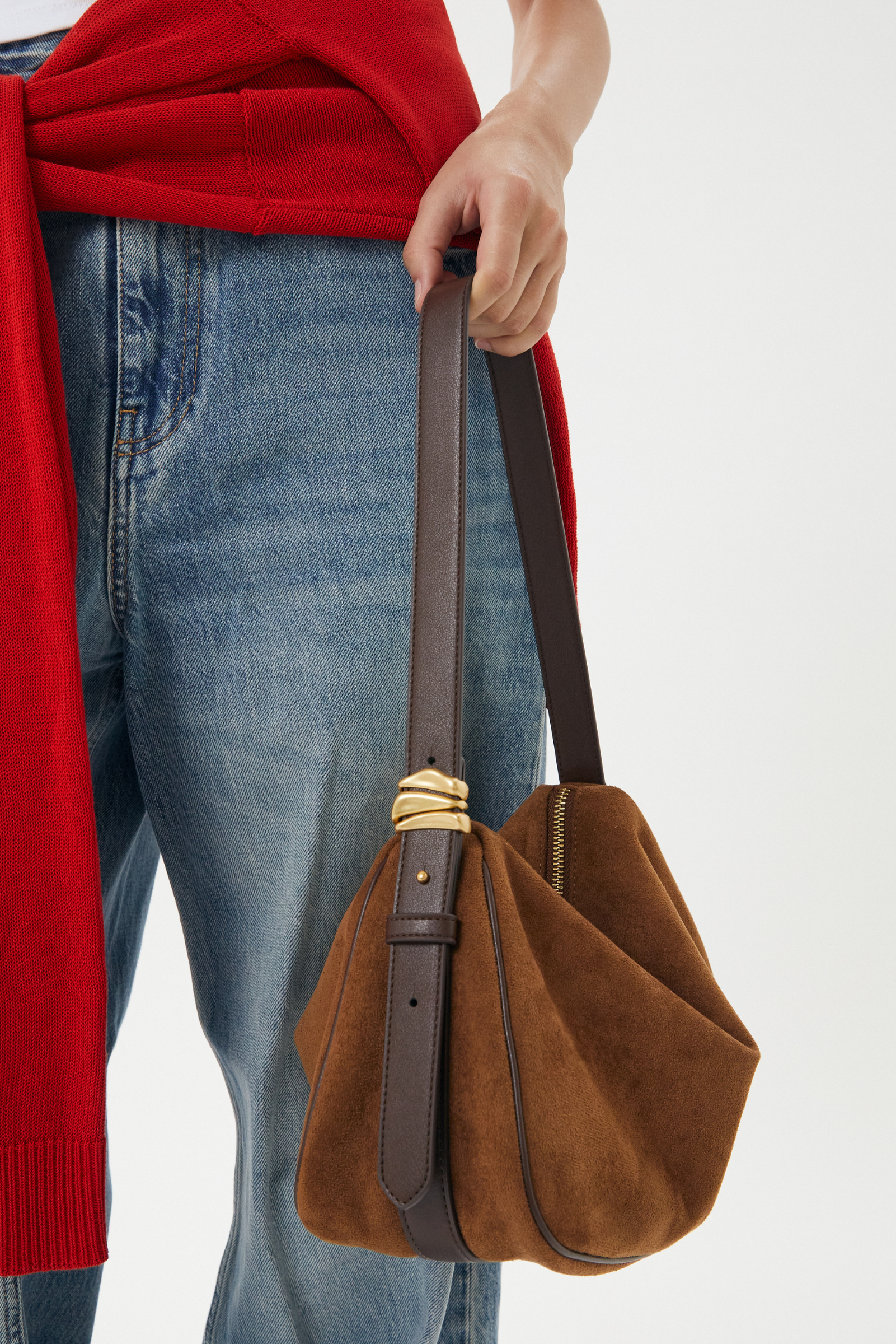 Organic Hobo Bag - Chestnut